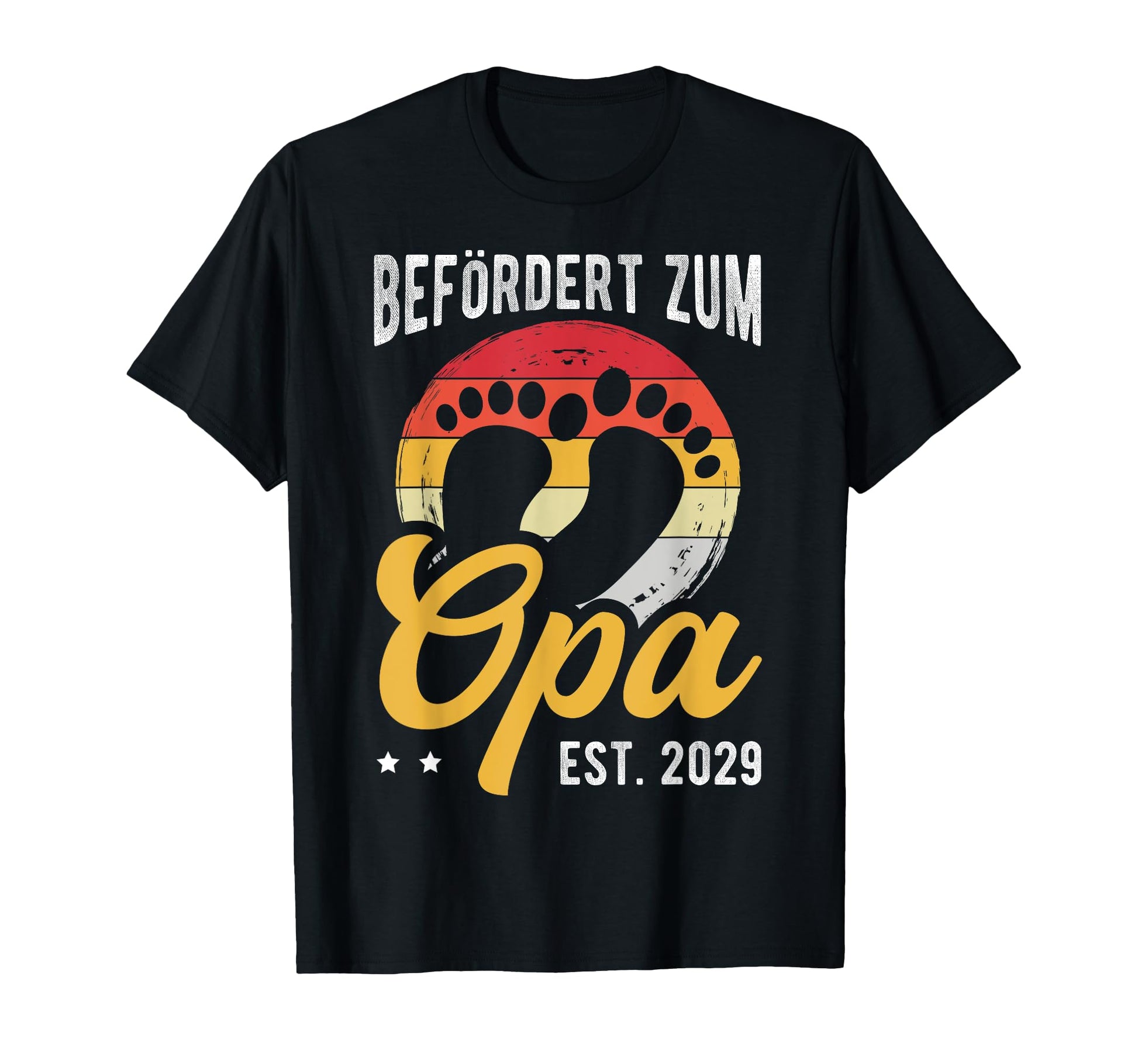 Promoted To Grandpa Est 2029 Promoted T-Shirt - Novelty Apparel Men Women - T-Shirt, Sweatshirt, Hoodie