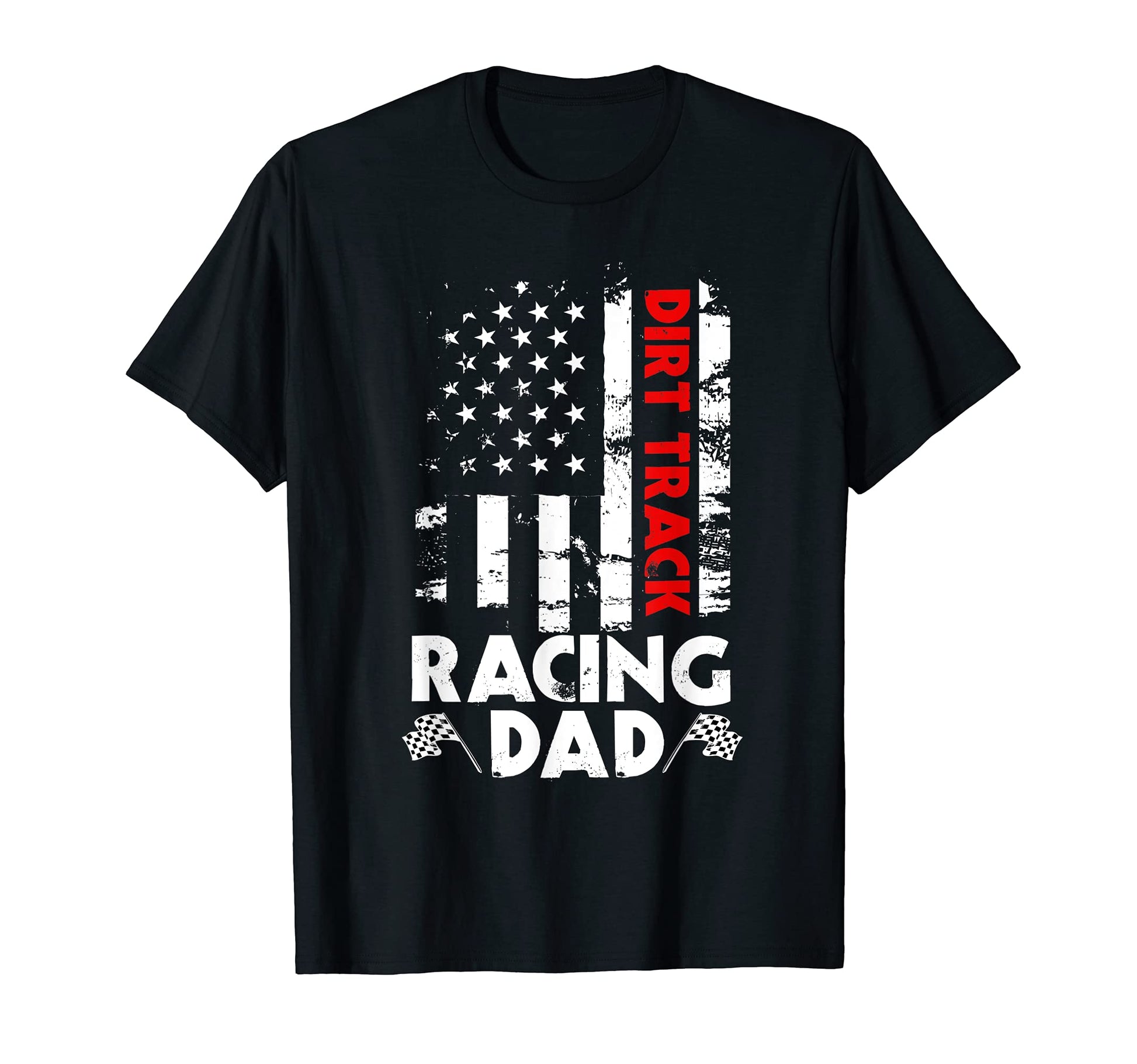 Dirt Track Racing Dad Motorcycle Racer T-Shirt - Minimalist Print Unisex - T-Shirt, Sweatshirt, Hoodie