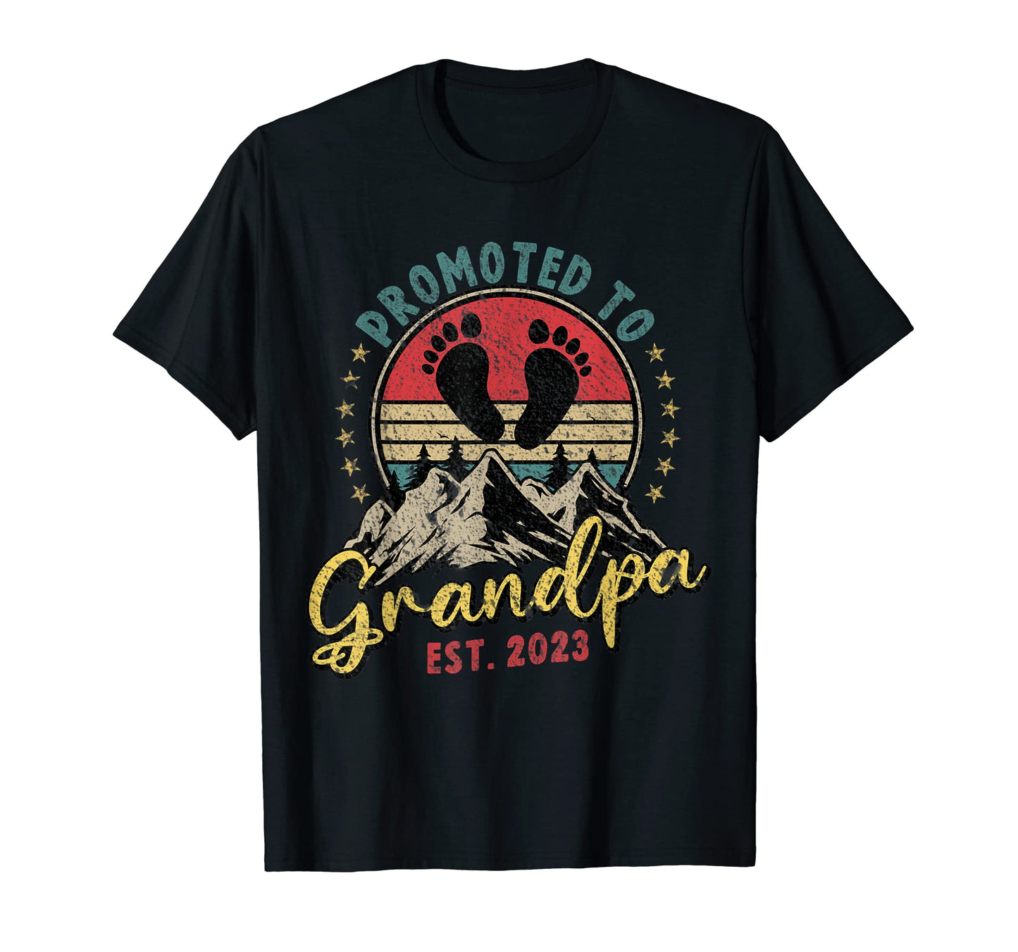 Promoted To Grandpa 2023 Pregnancy New T-Shirt - Trendy Graphic Men Women - T-Shirt, Sweatshirt, Hoodie