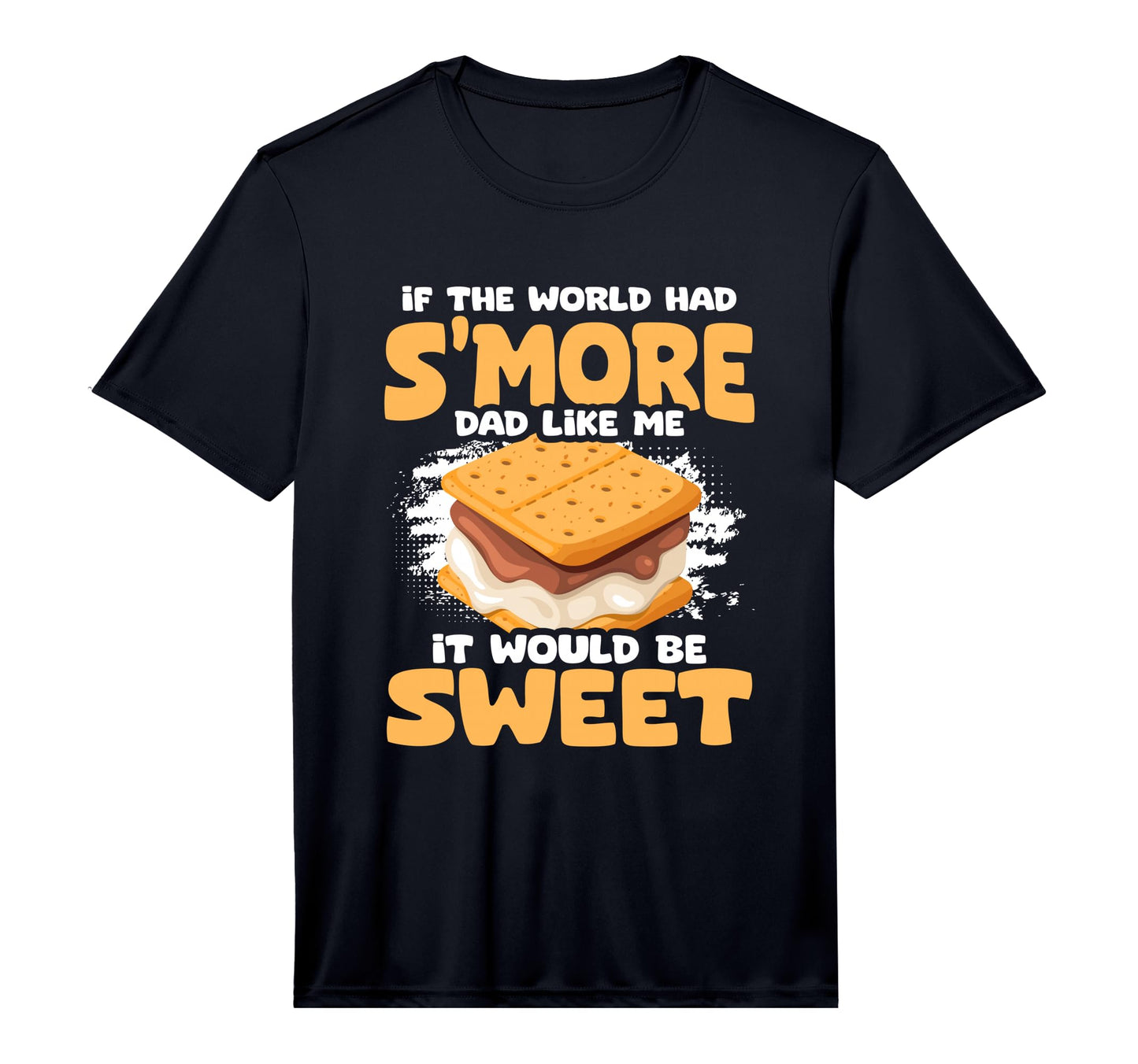 Mens Smore Dad Camping Chocolate T-Shirt - Streetwear Style Unisex - T-Shirt, Sweatshirt, Hoodie