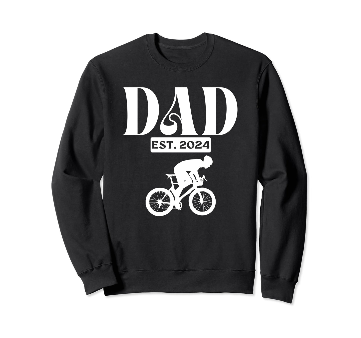 Dad Est 2024 Expect 2024 Sweatshirt - Minimalist Print Men Women - T-Shirt, Sweatshirt, Hoodie