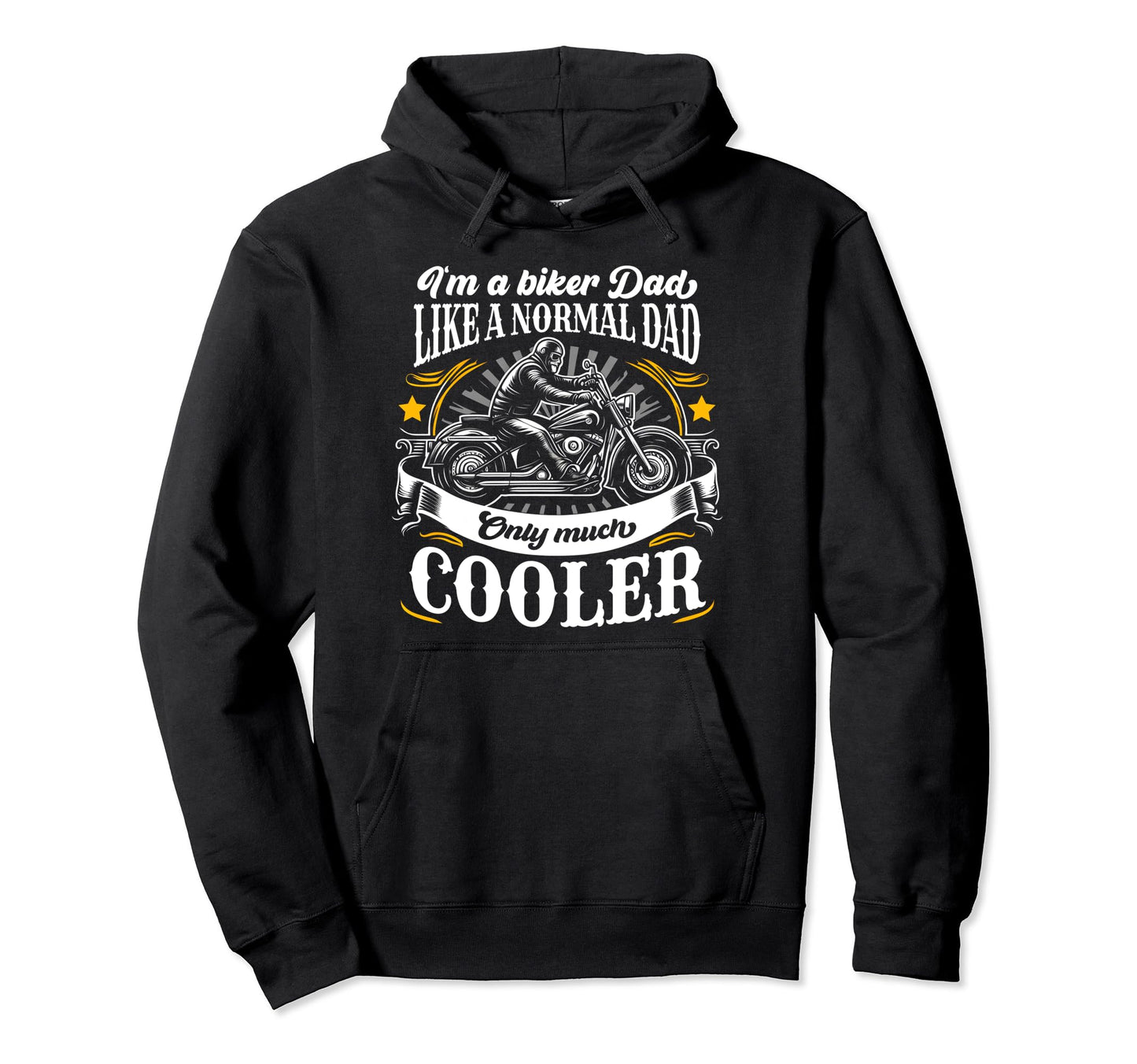 Im Biker Dad Funny Motorcycle Rider Hoodie - Aesthetic Graphic Men Women - T-Shirt, Sweatshirt, Hoodie