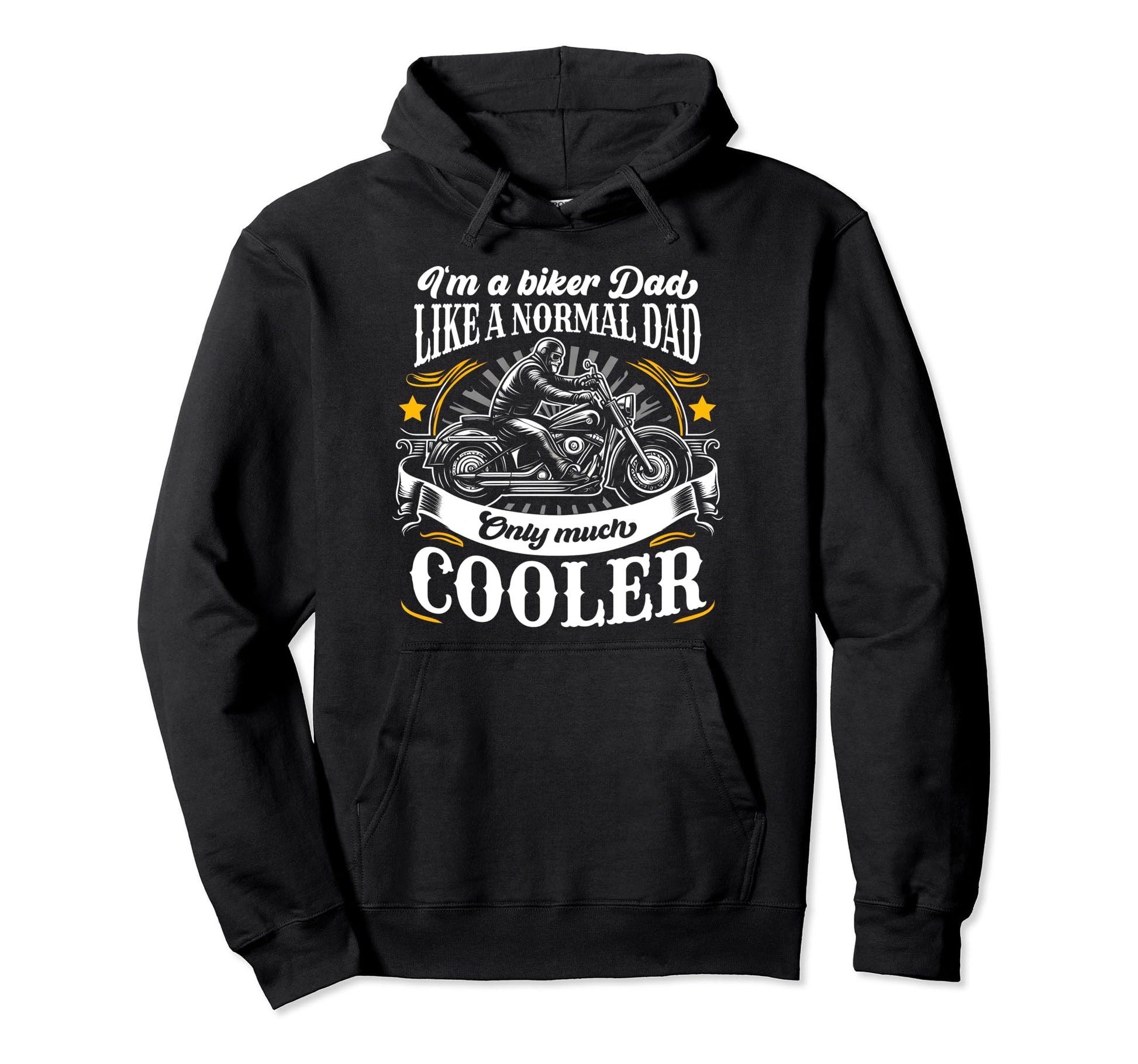Im Biker Dad Funny Motorcycle Rider Hoodie - Aesthetic Graphic Men Women - T-Shirt, Sweatshirt, Hoodie