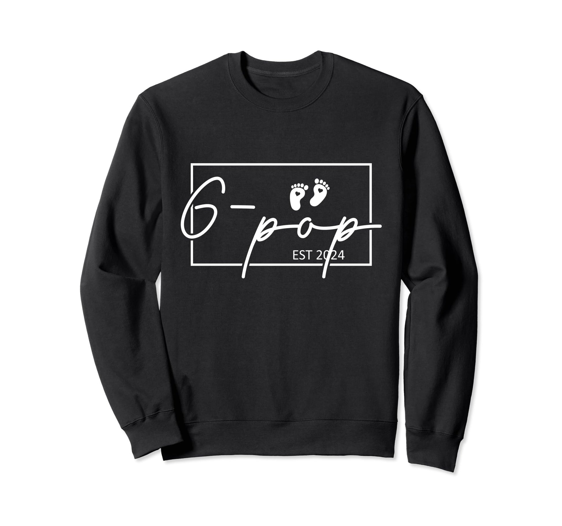 G Pop Established Est 2024 Feet Sweatshirt - Aesthetic Graphic for Adults - T-Shirt, Sweatshirt, Hoodie