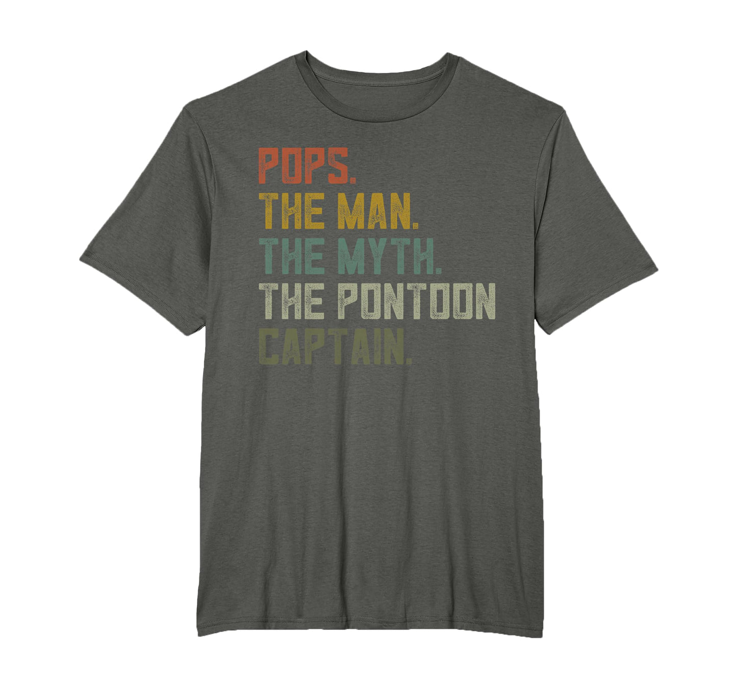 Sailing Boat Pops Pontoon Captain T-Shirt - Unique Graphic Men Women - T-Shirt, Sweatshirt, Hoodie