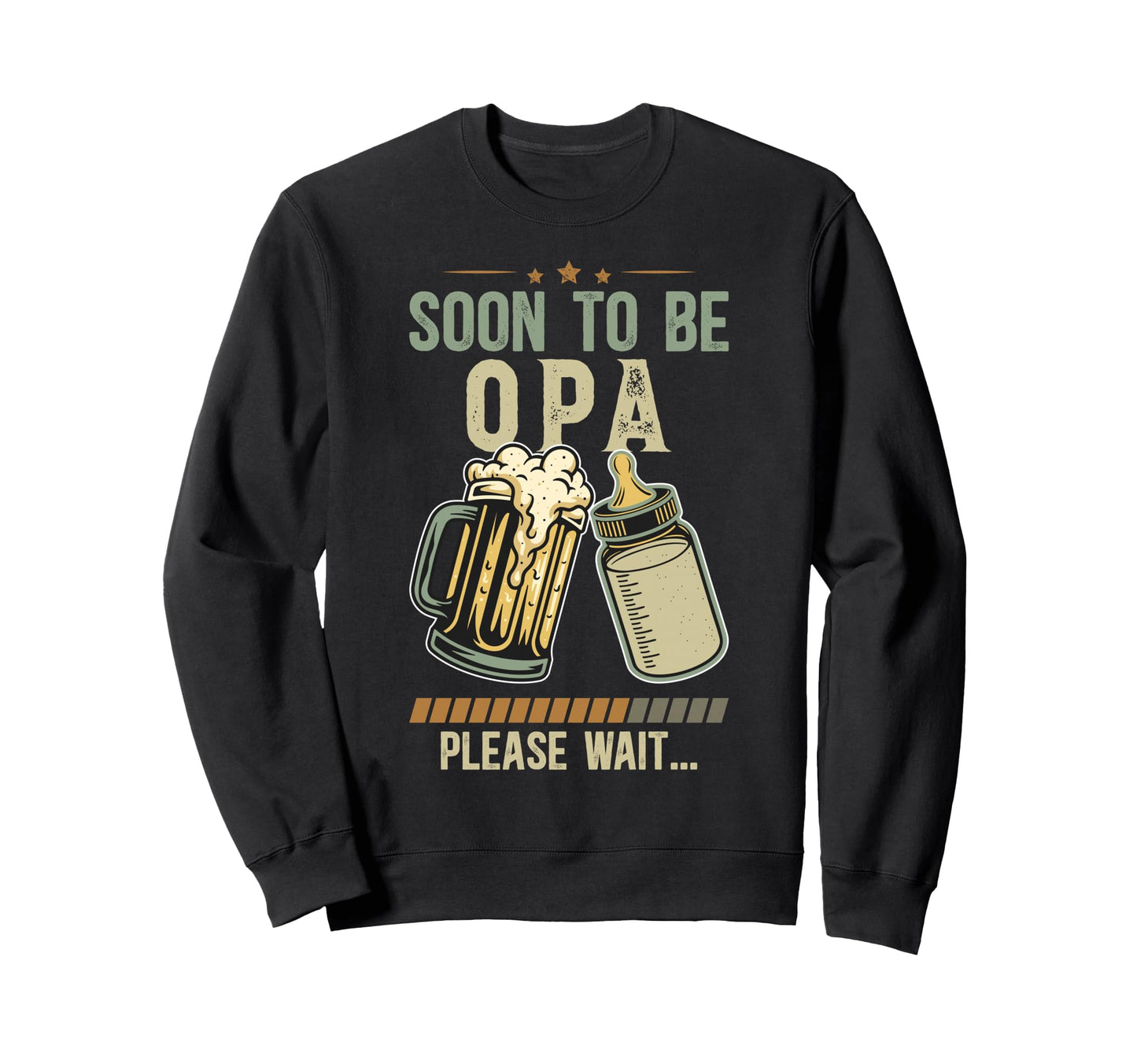 Soon To Be Opa Promoted To Opa Sweatshirt - Novelty Apparel for Adults - T-Shirt, Sweatshirt, Hoodie