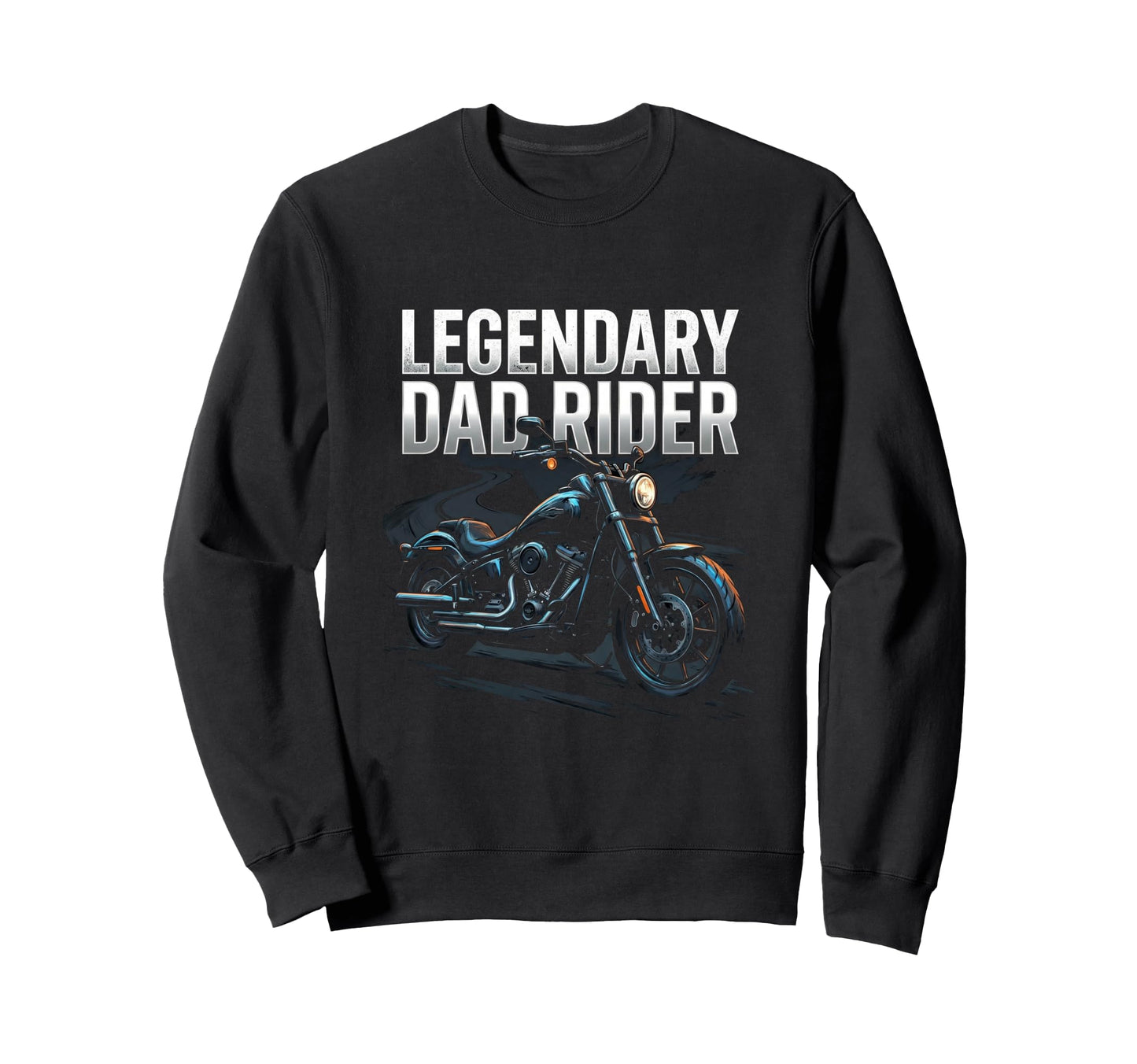 Motorcycle Papa Rider Biker Dad Gift Sweatshirt - Graphic Print for Adults - T-Shirt, Sweatshirt, Hoodie