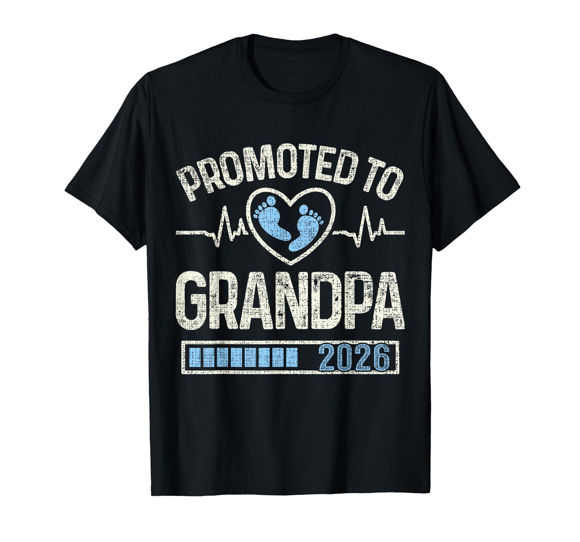 Mens Promoted To Grandpa 2026 T-Shirt - Streetwear Style for Adults - T-Shirt, Sweatshirt, Hoodie