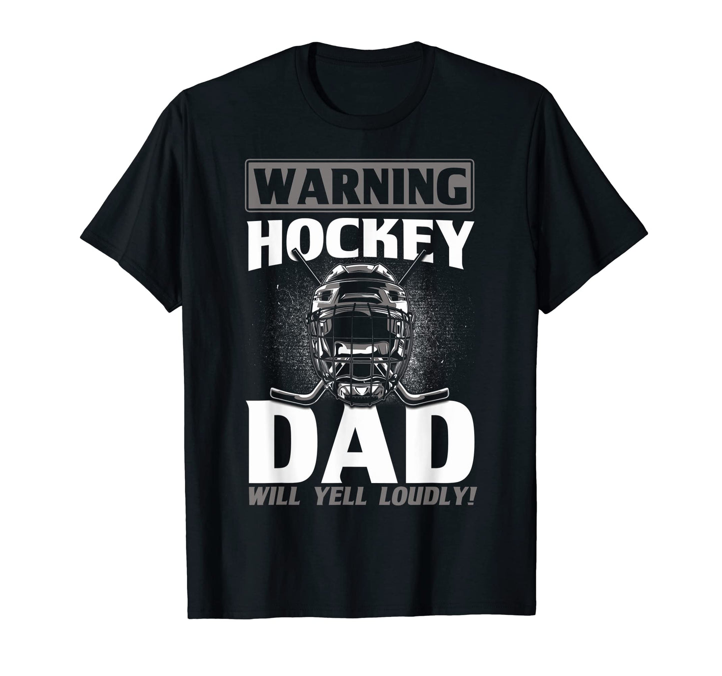 Funny Hockey Players Warning Hockey Dad T-Shirt - Aesthetic Graphic Unisex - T-Shirt, Sweatshirt, Hoodie