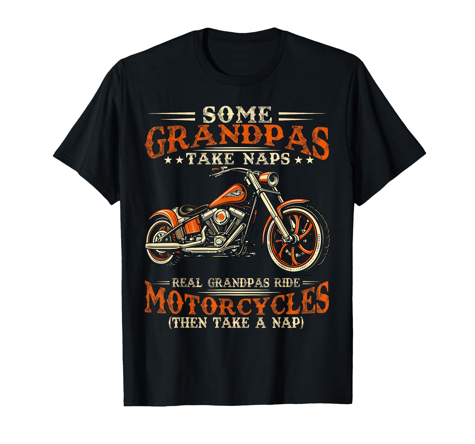 Some Grandpas Take Naps Real Grandpas T-Shirt - Graphic Print Men Women - T-Shirt, Sweatshirt, Hoodie