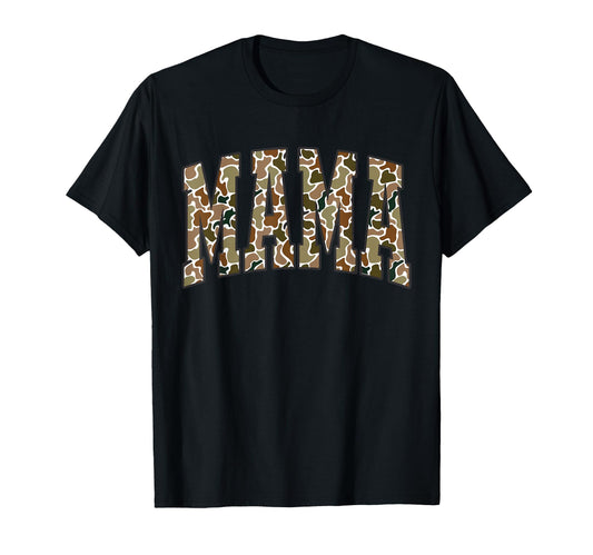 Camo Hunting Mama Old Camo Mom T-Shirt - Novelty Apparel Men Women - T-Shirt, Sweatshirt, Hoodie