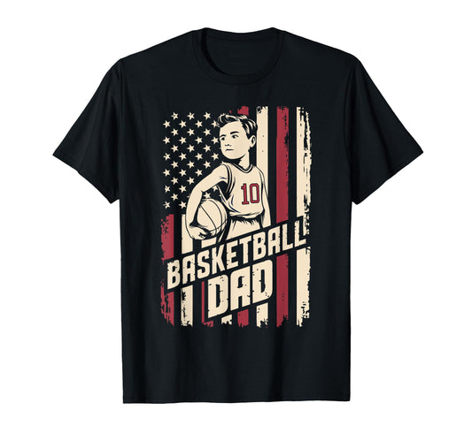Basketball Dad Funny Sports Father T-Shirt - Graphic Print for Adults - T-Shirt, Sweatshirt, Hoodie