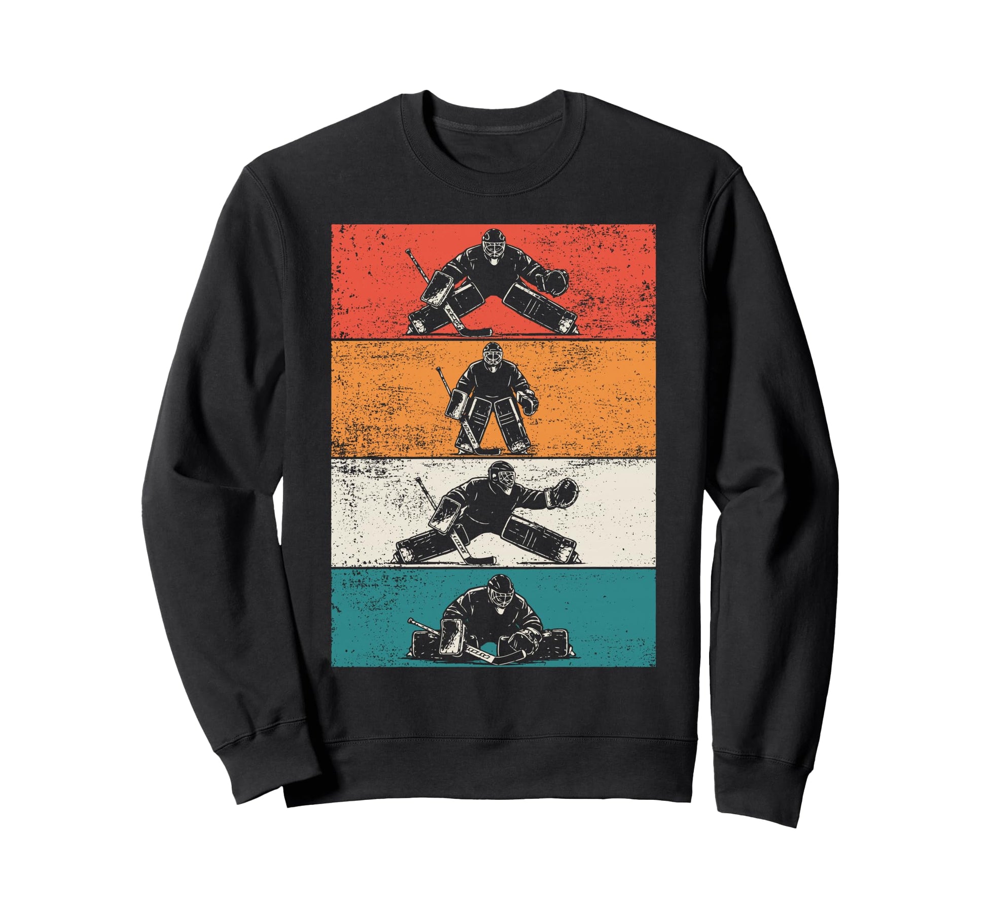Ice Hockey Goalkeeper Goalie Sweatshirt - Custom Art Print for Adults - T-Shirt, Sweatshirt, Hoodie