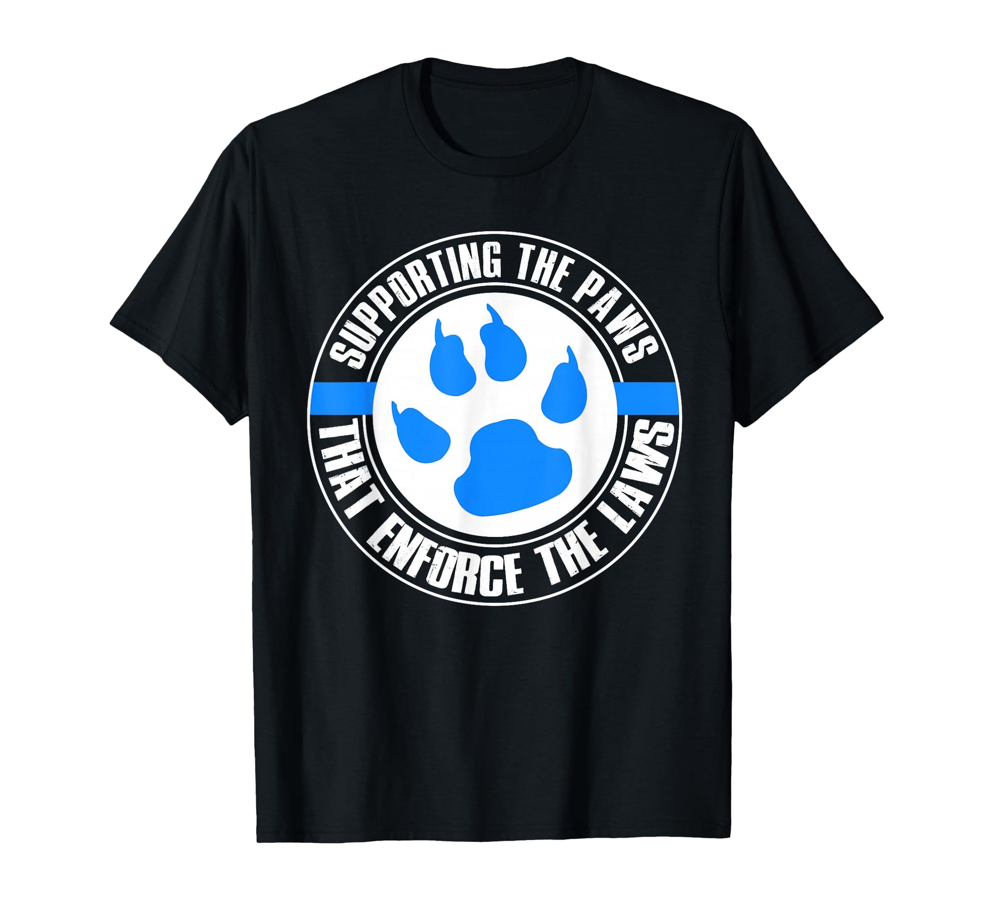 Police Officer K9 Unit Police Dog T-Shirt - Custom Art Print Men Women - T-Shirt, Sweatshirt, Hoodie
