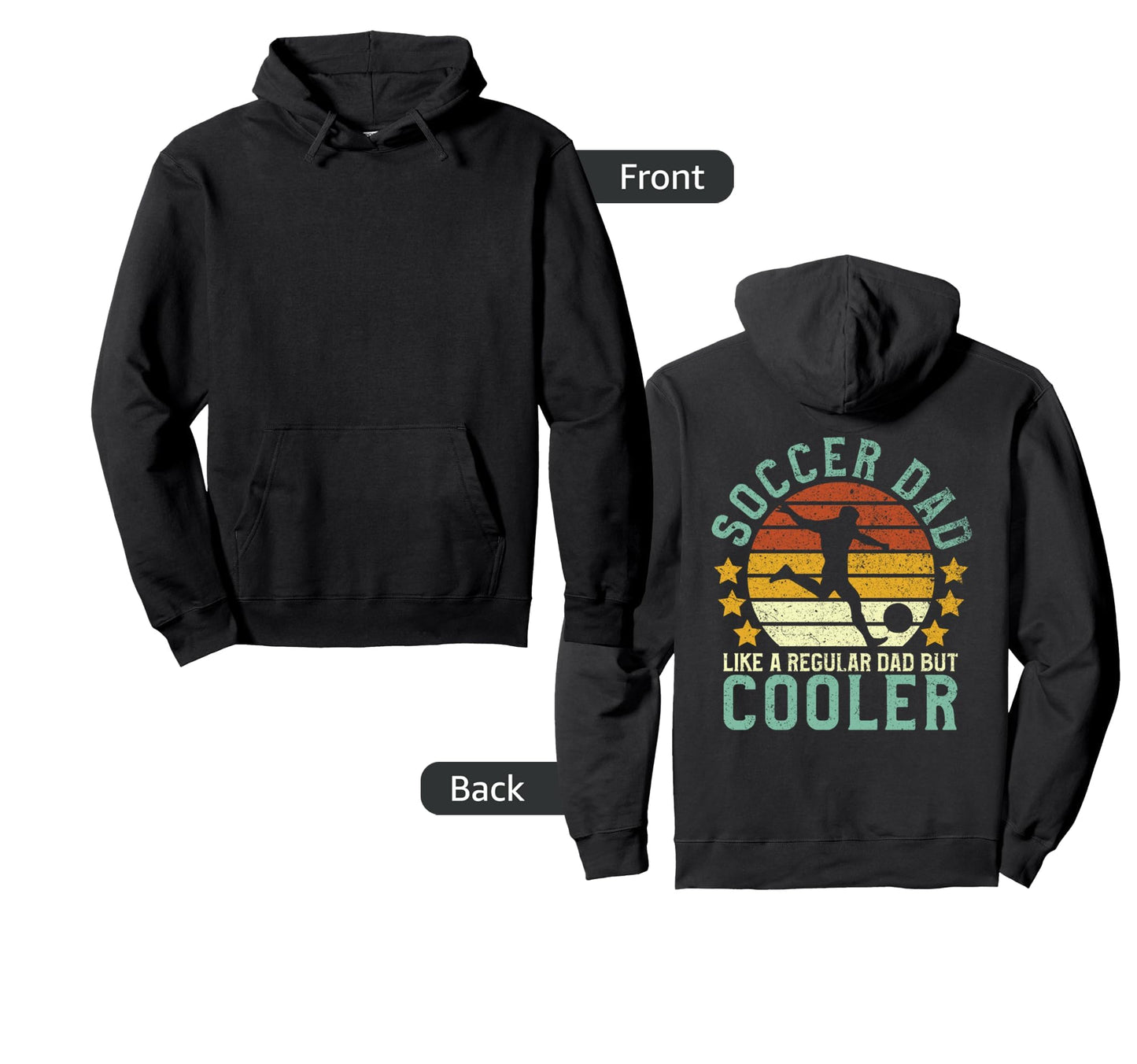 Soccer Dad Funny Soccer Player Fan Hoodie - Aesthetic Graphic Unisex - T-Shirt, Sweatshirt, Hoodie