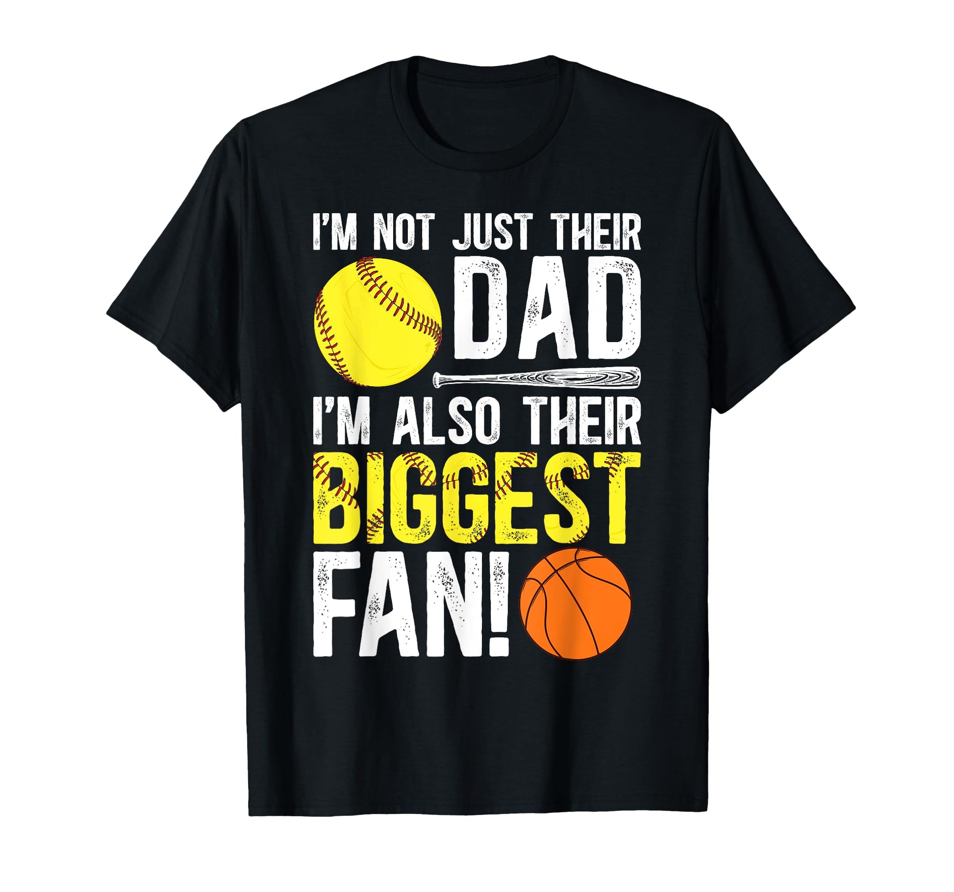Their Biggest Fan Softball T-Shirt - Casual Everyday Wear Unisex - T-Shirt, Sweatshirt, Hoodie