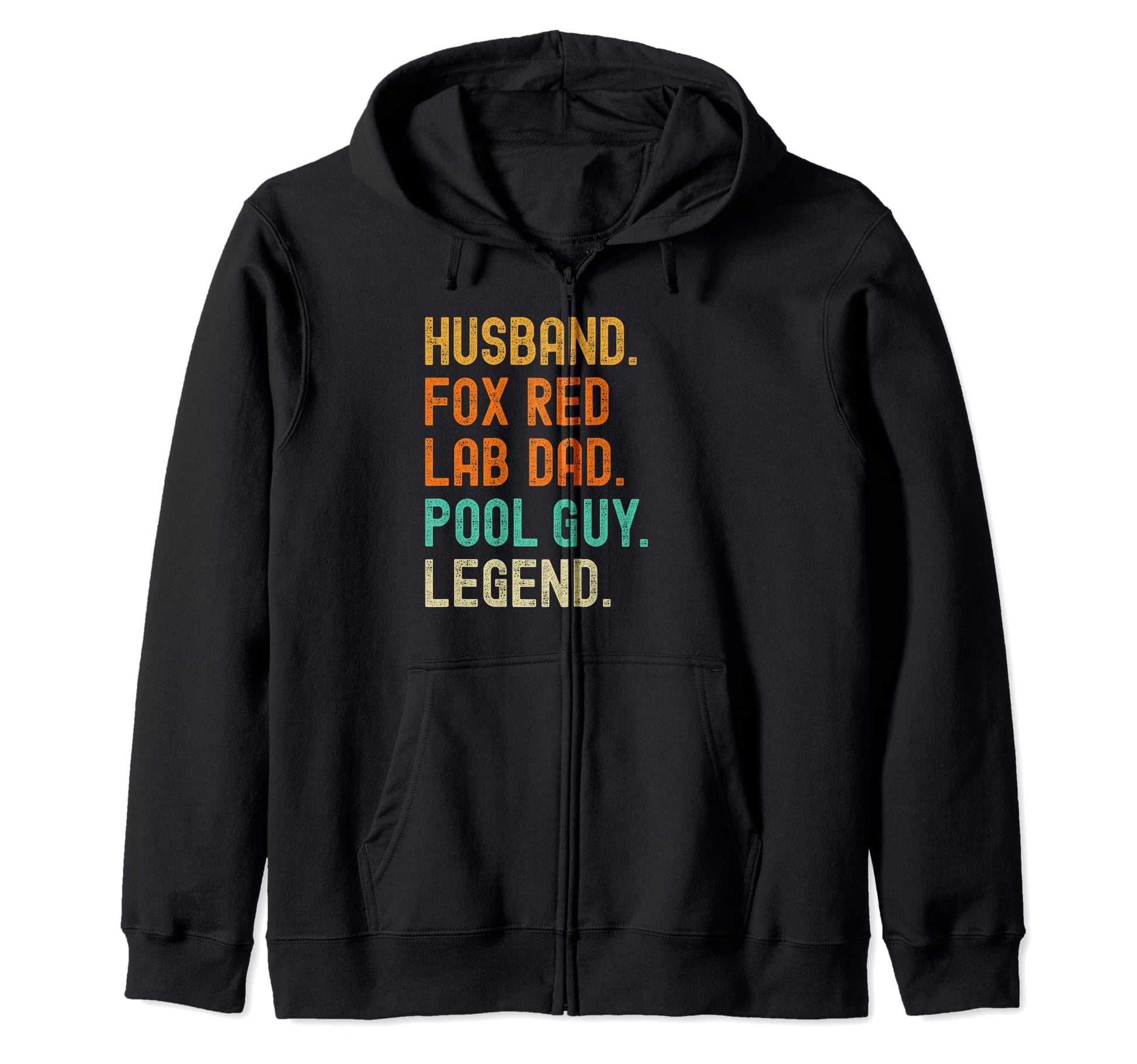 Funny Pool Guy And Fox Red Lab Dad T-Shirt - Minimalist Print Men Women - T-Shirt, Sweatshirt, Hoodie