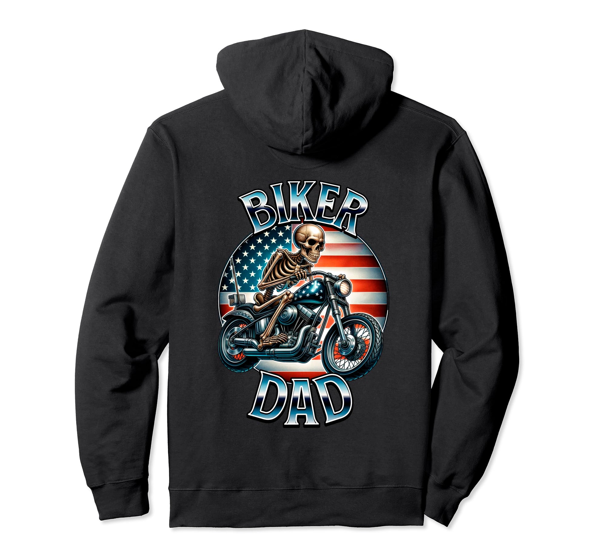 Great Fathers Day Gift Motorcycle Hoodie - Fun Novelty Design Men Women - T-Shirt, Sweatshirt, Hoodie