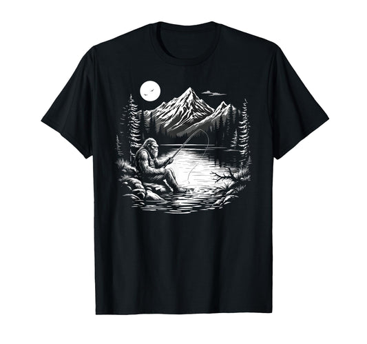 Bassquatch Sasquatch Fisher Bass T-Shirt - Trendy Graphic Men Women - T-Shirt, Sweatshirt, Hoodie