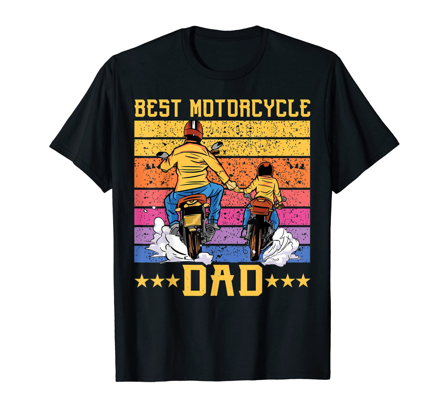 Best Motorcycle Dad T-Shirt - Casual Everyday Wear for Adults - T-Shirt, Sweatshirt, Hoodie