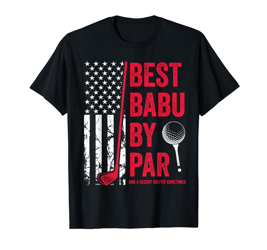 Best Babu Par Usa Flag Golf Fathers Day T-Shirt - Trendy Graphic Men Women - T-Shirt, Sweatshirt, Hoodie