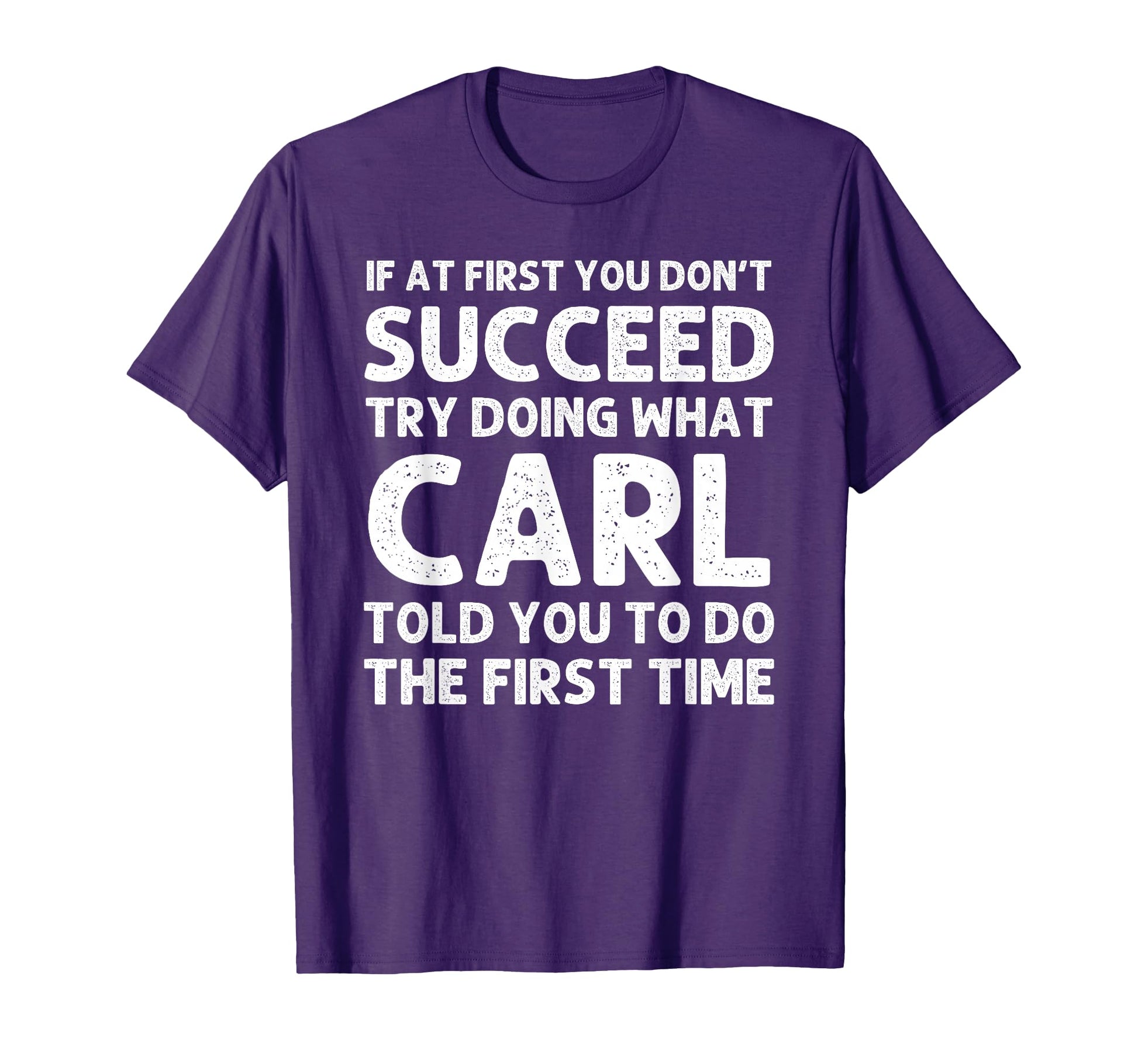 Carl Gift Name Personalized Birthday T-Shirt - Minimalist Print Unisex - T-Shirt, Sweatshirt, Hoodie