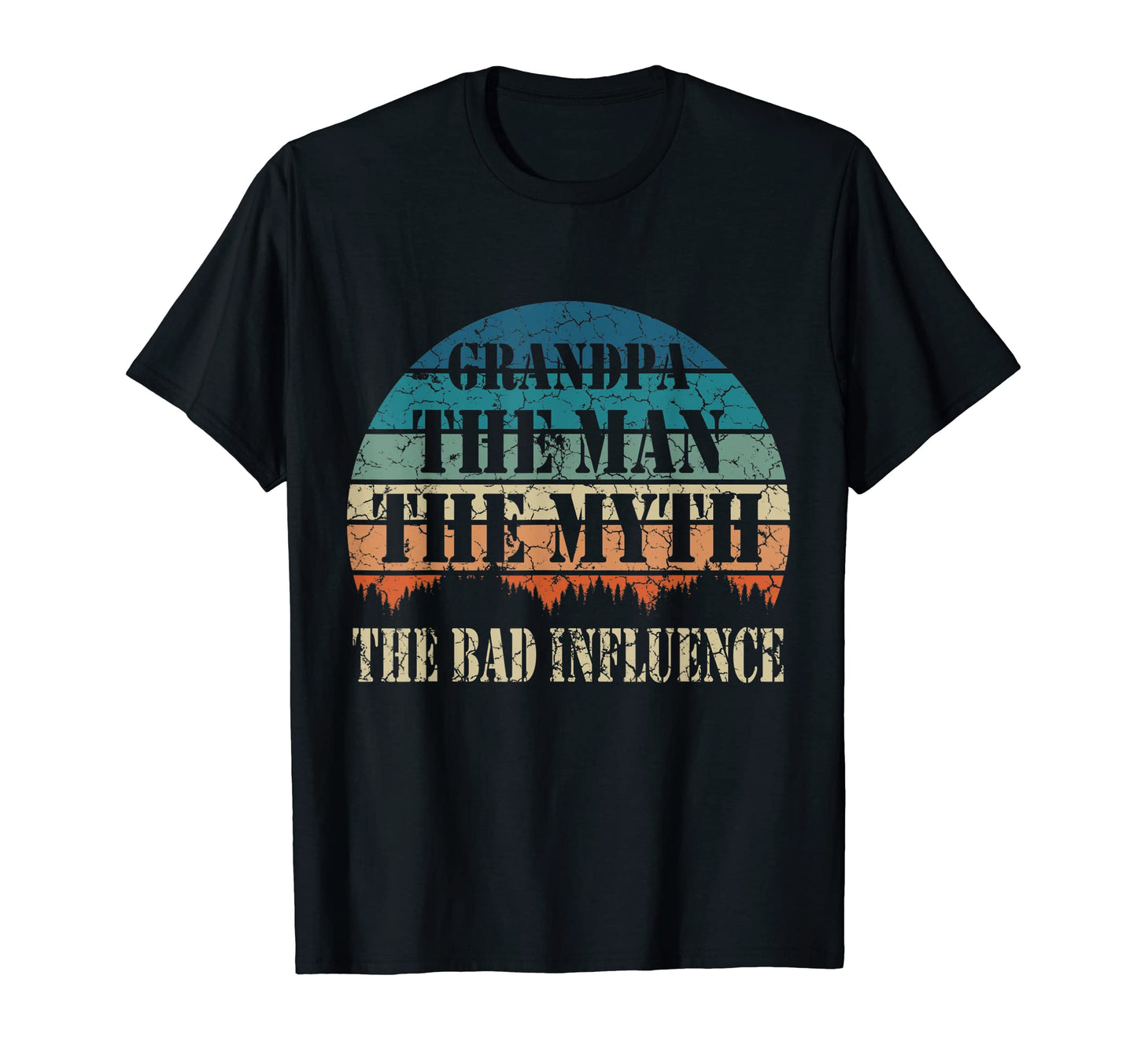Grandpa Papa Myth Legend Mens Dad T-Shirt - Aesthetic Graphic Men Women - T-Shirt, Sweatshirt, Hoodie