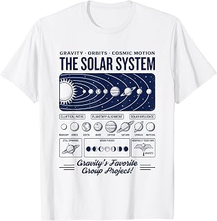 Vintage Solar System Astronomy Science Space Cosmic T-Shirt Unisex T-shirt, Sweatshirt, Hoodie, Long Sleeve Tee - T-Shirt, Sweatshirt, Hoodie