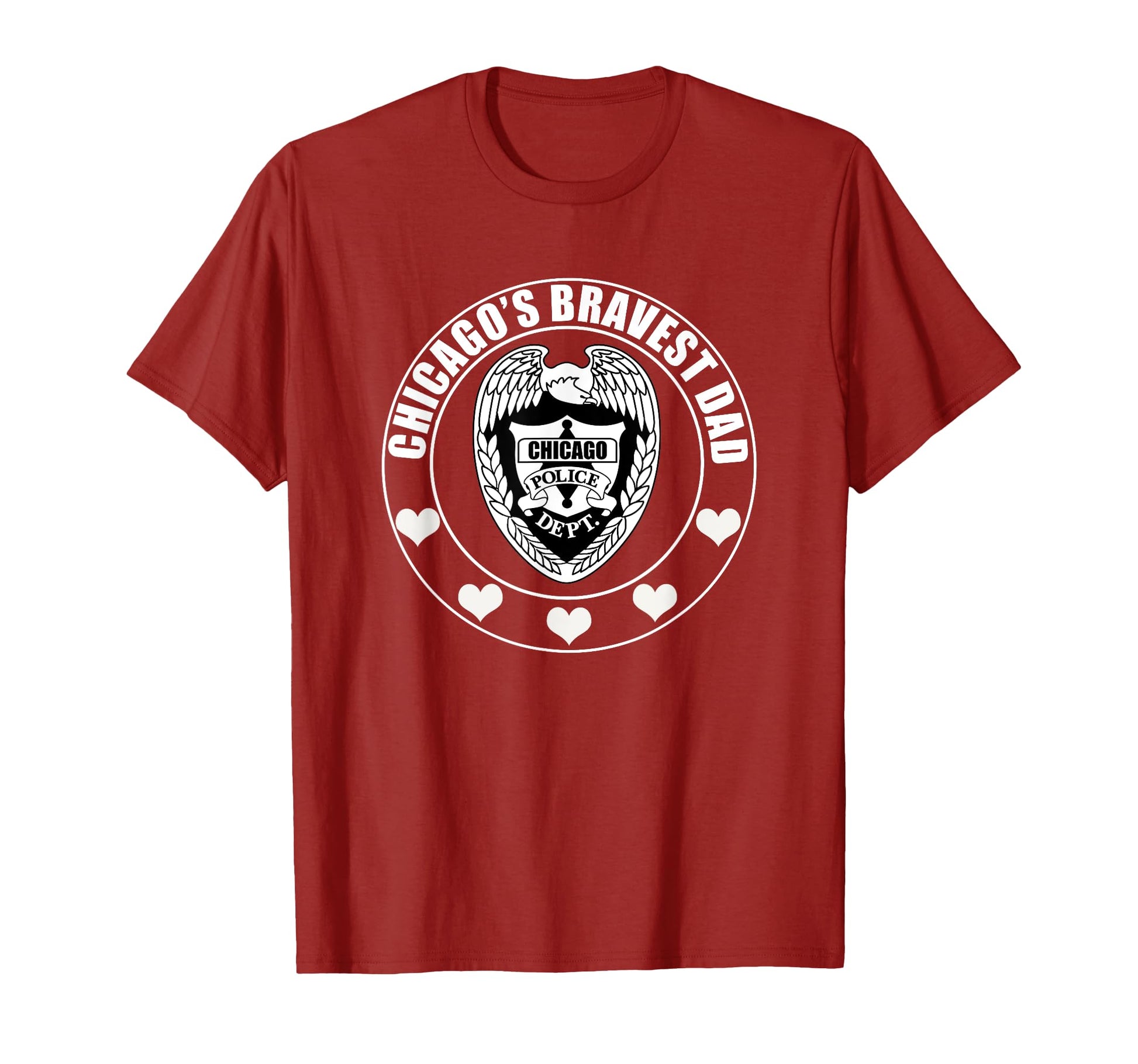 Chicago Police Police Daddy Gift T-Shirt - Trendy Graphic Unisex - T-Shirt, Sweatshirt, Hoodie