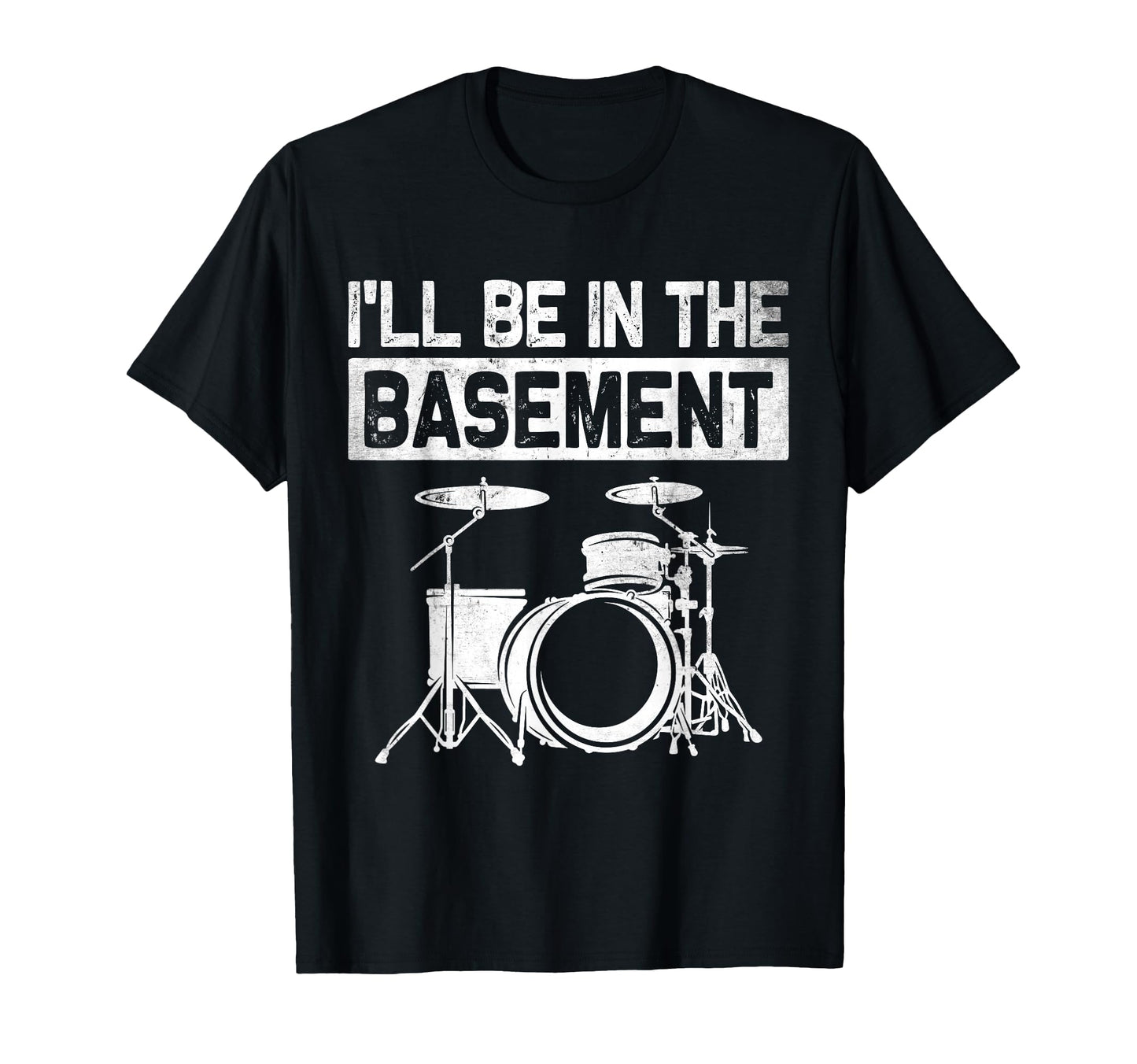 Funny Drummer Art Drum Set Drumming T-Shirt - Custom Art Print Unisex - T-Shirt, Sweatshirt, Hoodie