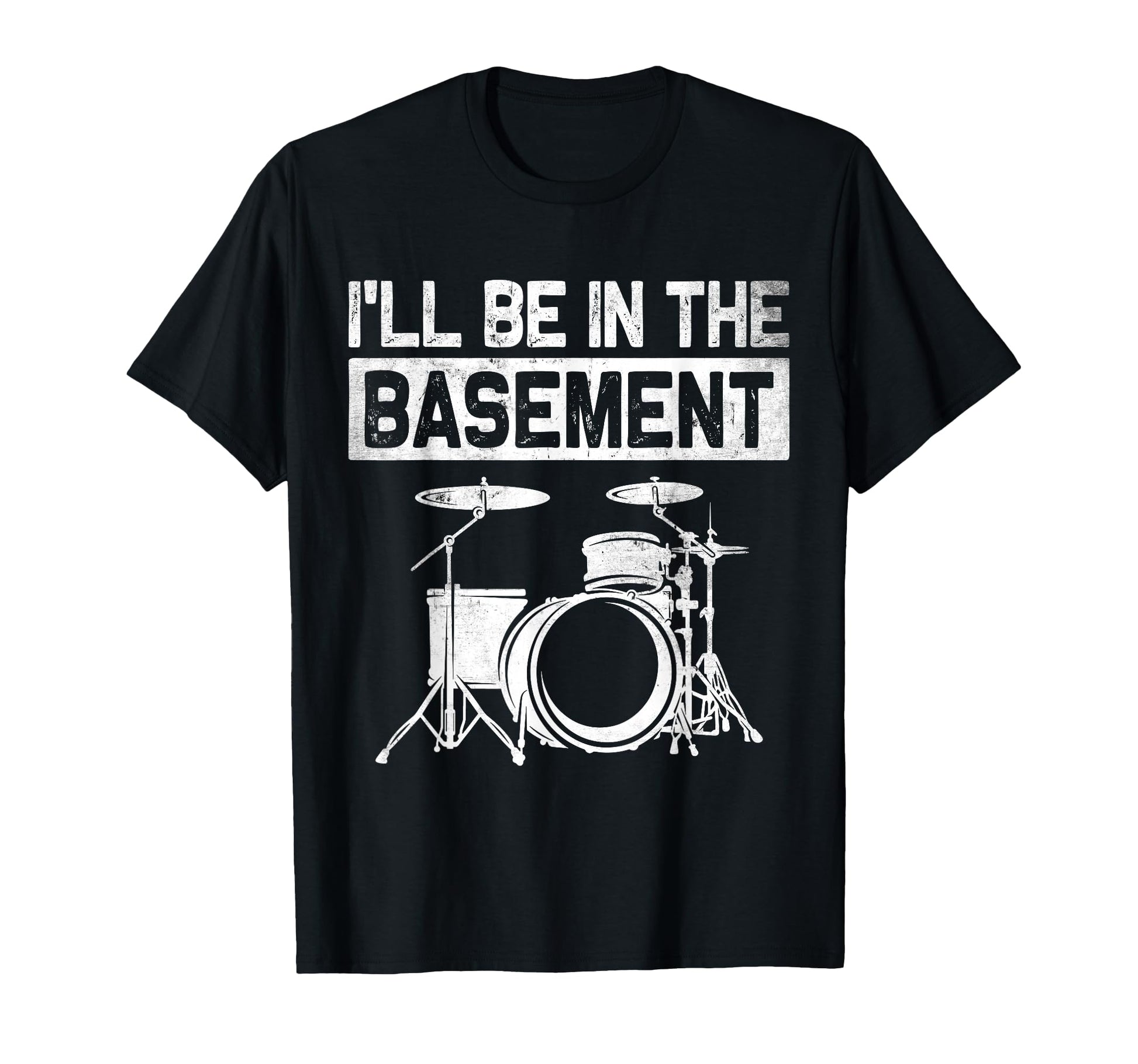 Funny Drummer Art Drum Set Drumming T-Shirt - Custom Art Print Unisex - T-Shirt, Sweatshirt, Hoodie