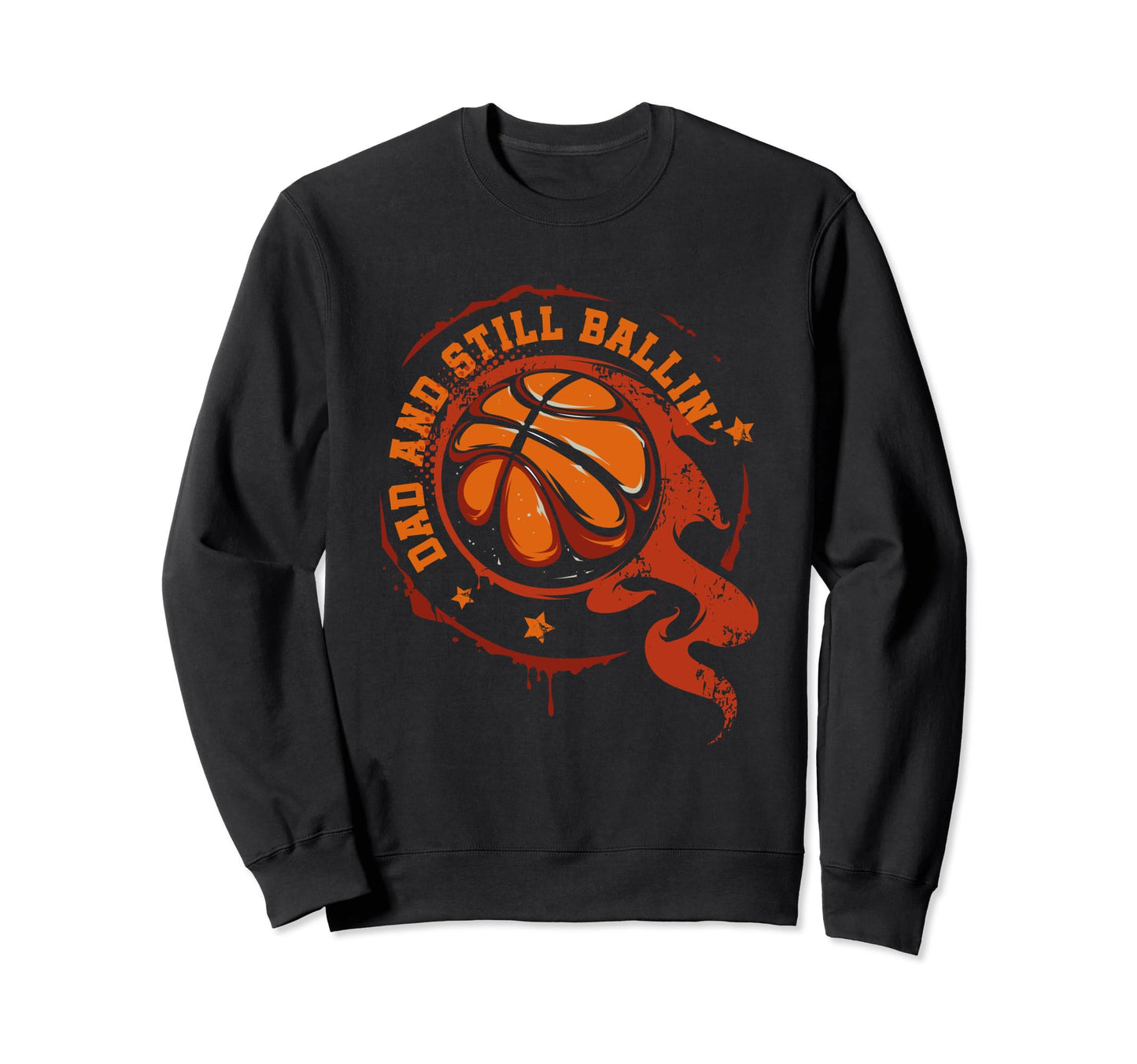 Dad Fathers Day Basketball Dad Sweatshirt - Minimalist Print Unisex - T-Shirt, Sweatshirt, Hoodie