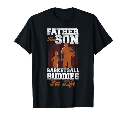 Basketball Bball Dad Son Father T-Shirt - Fun Novelty Design for Adults - T-Shirt, Sweatshirt, Hoodie