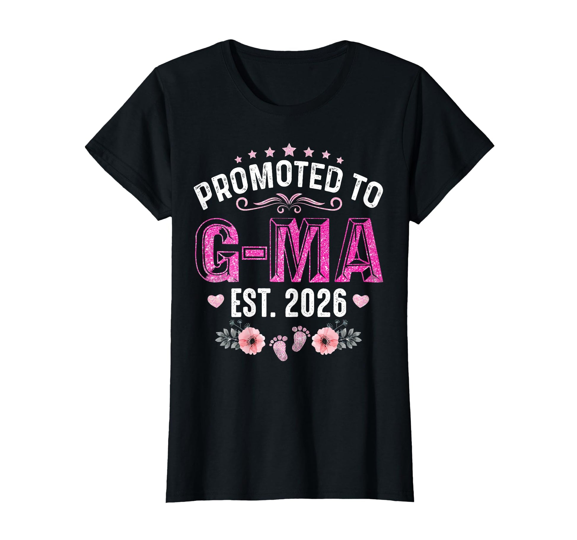 Promoted To G Ma Est 2026 Funny T-Shirt - Minimalist Print for Adults - T-Shirt, Sweatshirt, Hoodie