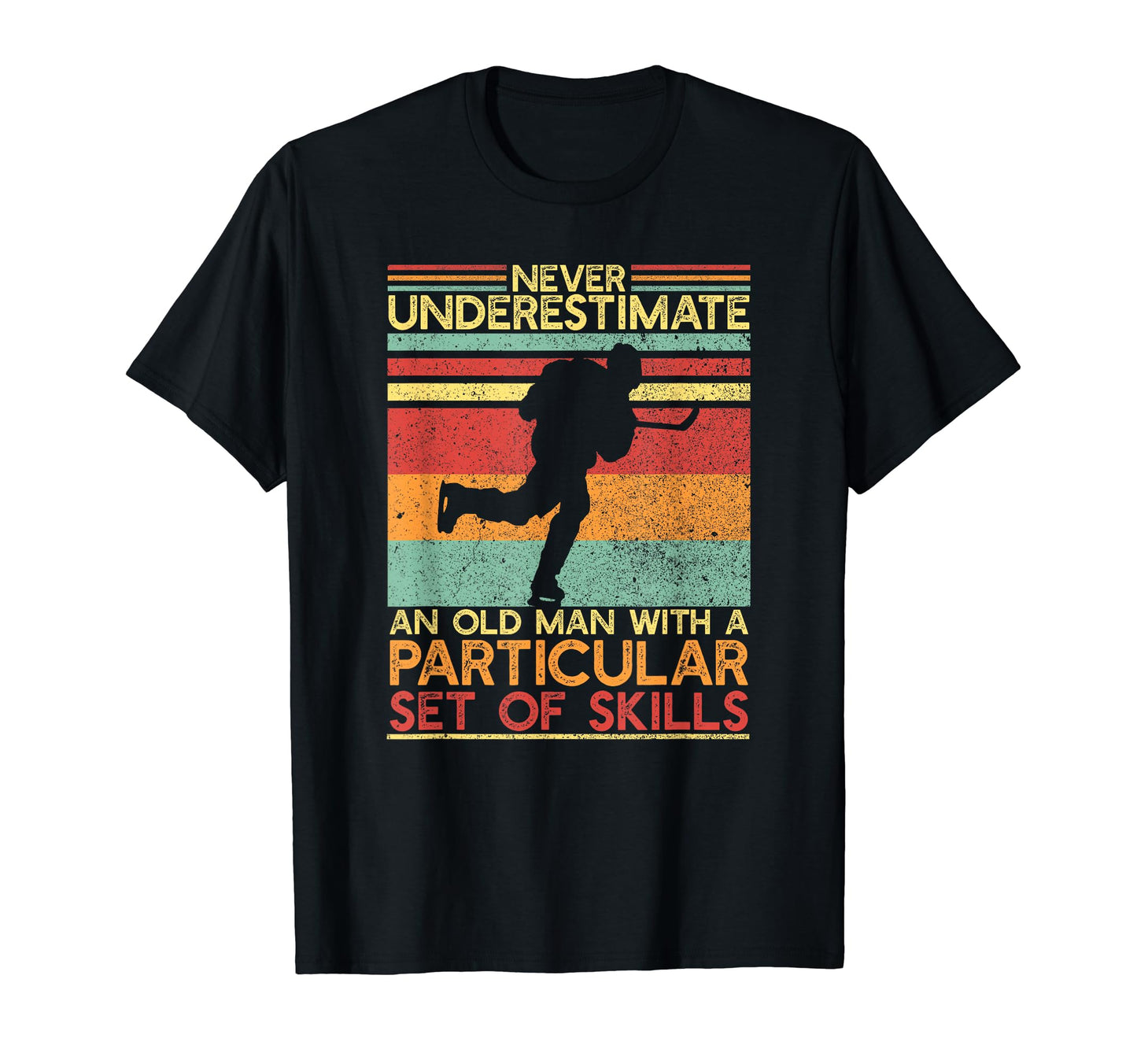 Hockey Dad Hockey Player Retirement T-Shirt - Minimalist Print for Adults - T-Shirt, Sweatshirt, Hoodie