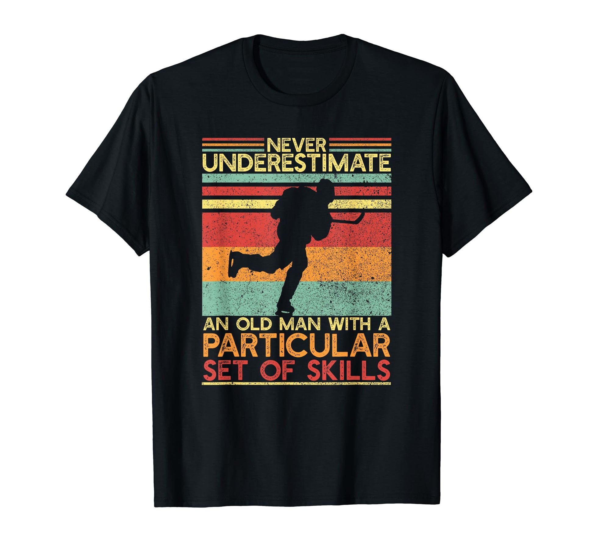 Hockey Dad Hockey Player Retirement T-Shirt - Minimalist Print for Adults - T-Shirt, Sweatshirt, Hoodie
