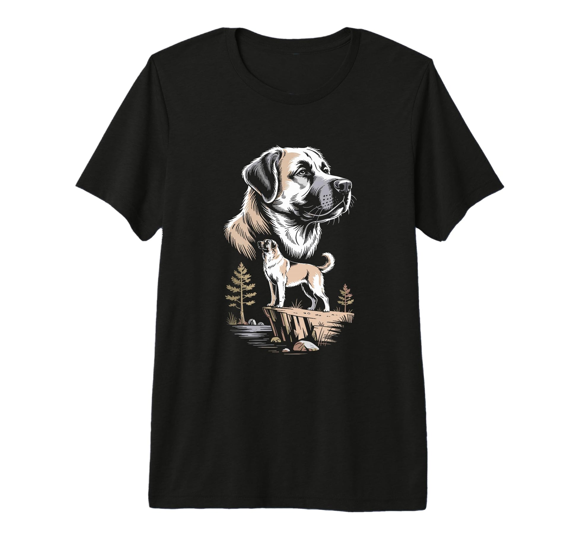 Mom Dad Anatolian Shepherd Dog Owner Hiking T-Shirt - Graphic Print Unisex - T-Shirt, Sweatshirt, Hoodie