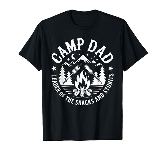 Camp Dad Camper Camping And Nature T-Shirt - Unique Graphic for Adults - T-Shirt, Sweatshirt, Hoodie