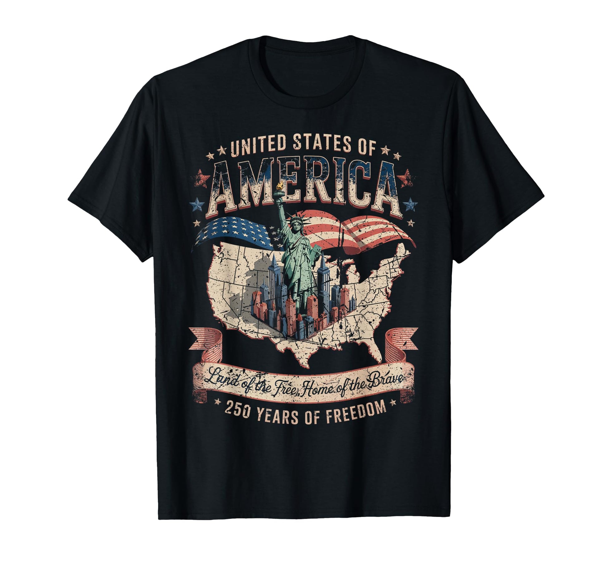 United States Anniversary American T-Shirt - Fun Novelty Design for Adults - T-Shirt, Sweatshirt, Hoodie