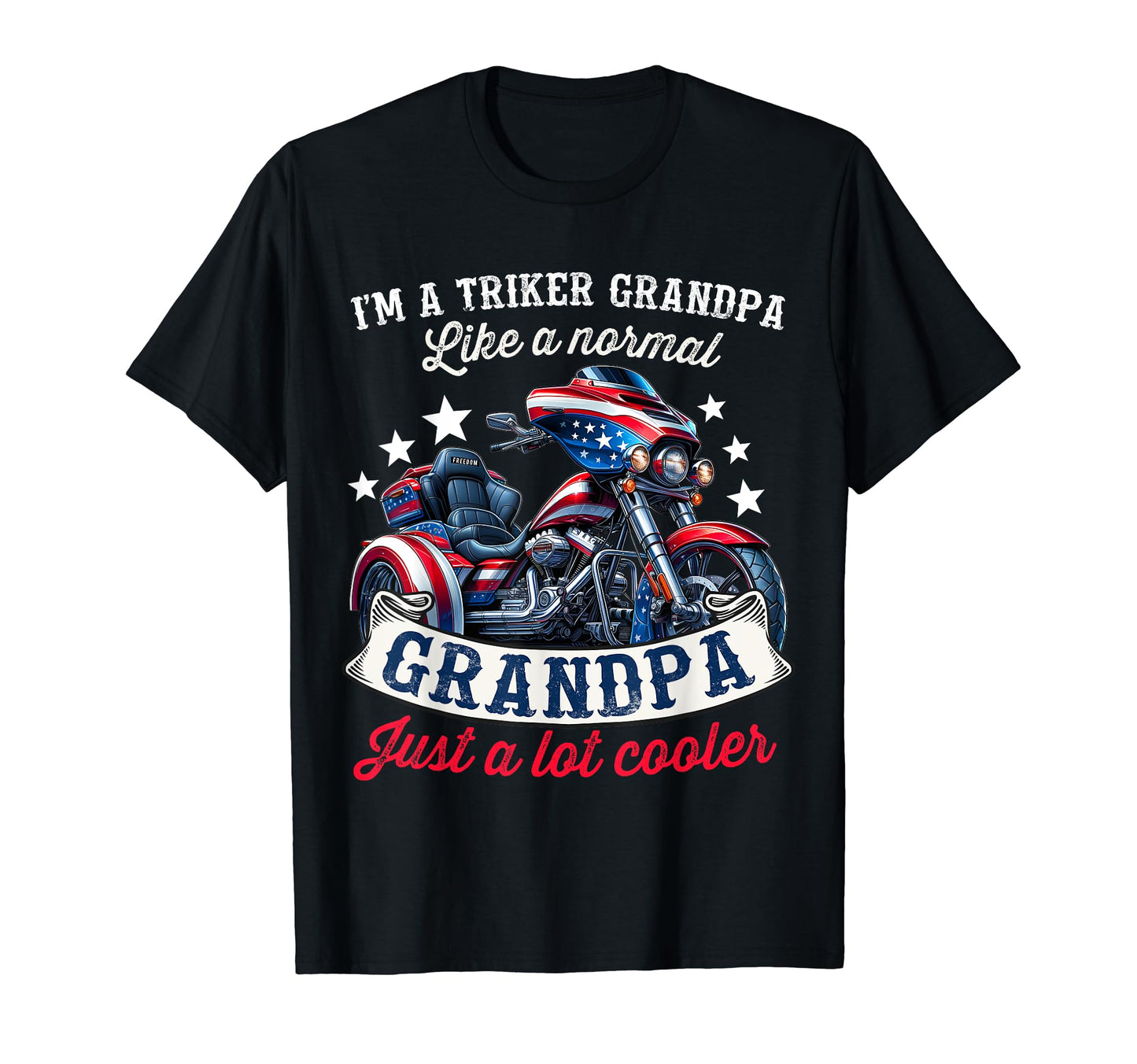 Grandpa Trike Three Wheeled T-Shirt - Novelty Apparel for Adults - T-Shirt, Sweatshirt, Hoodie