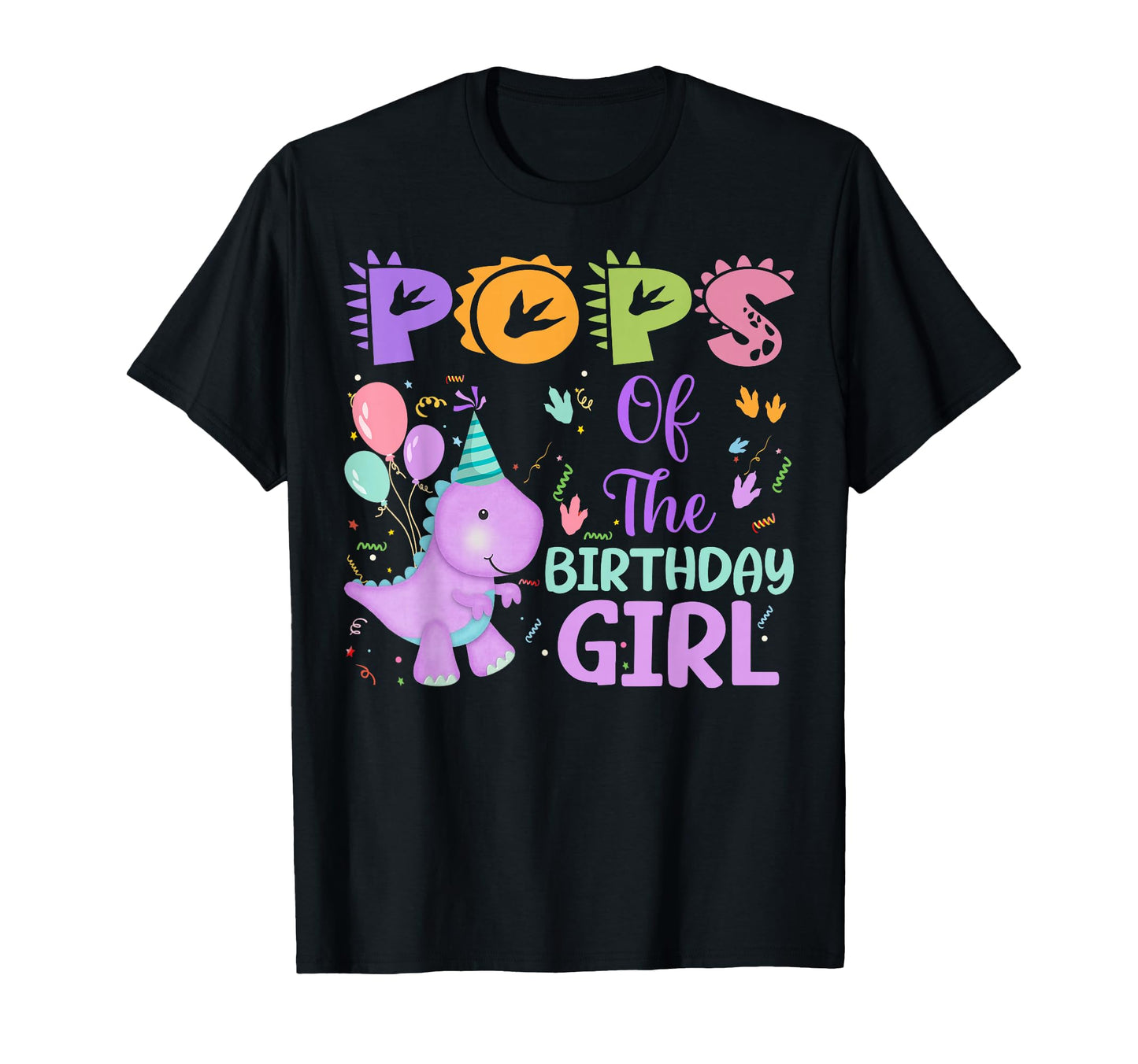 Pops Birthday Dinosaur Saurus Rex Party T-Shirt - Unique Graphic Men Women - T-Shirt, Sweatshirt, Hoodie