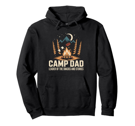 Camp Dad Camper Funny Camping Hoodie - Streetwear Style for Adults - T-Shirt, Sweatshirt, Hoodie