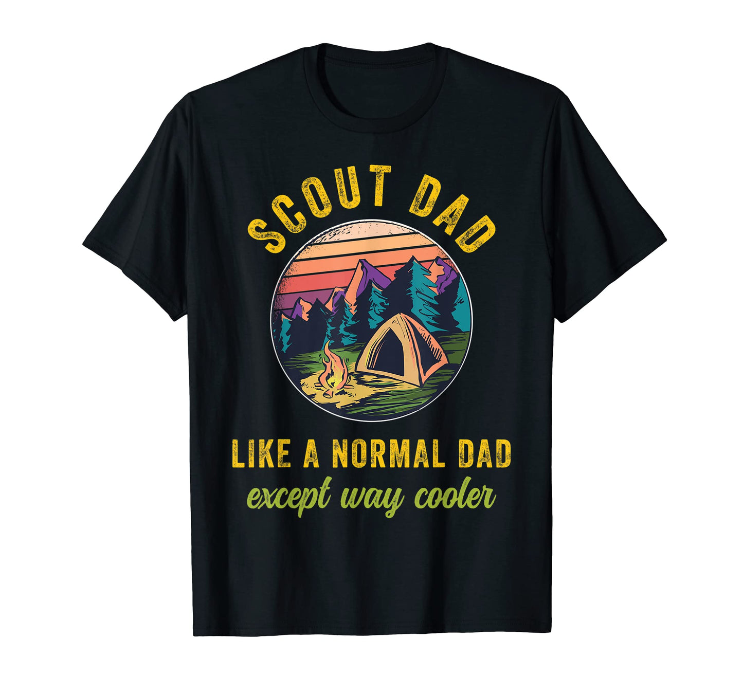 Mens Scout Dad Scouting Troop Leader T-Shirt - Graphic Print Unisex - T-Shirt, Sweatshirt, Hoodie