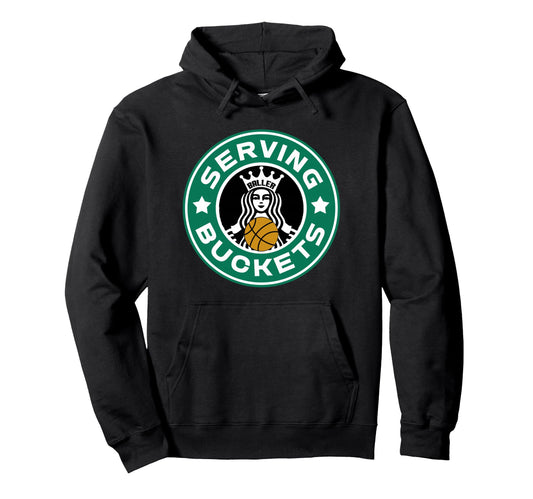 Basketball Serving Buckets Teen Hoodie - Casual Everyday Wear for Adults - T-Shirt, Sweatshirt, Hoodie