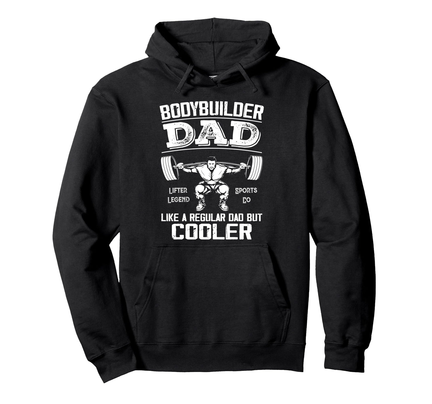 Bodybuilder Dad Like Regular Dad But Hoodie - Aesthetic Graphic Unisex - T-Shirt, Sweatshirt, Hoodie