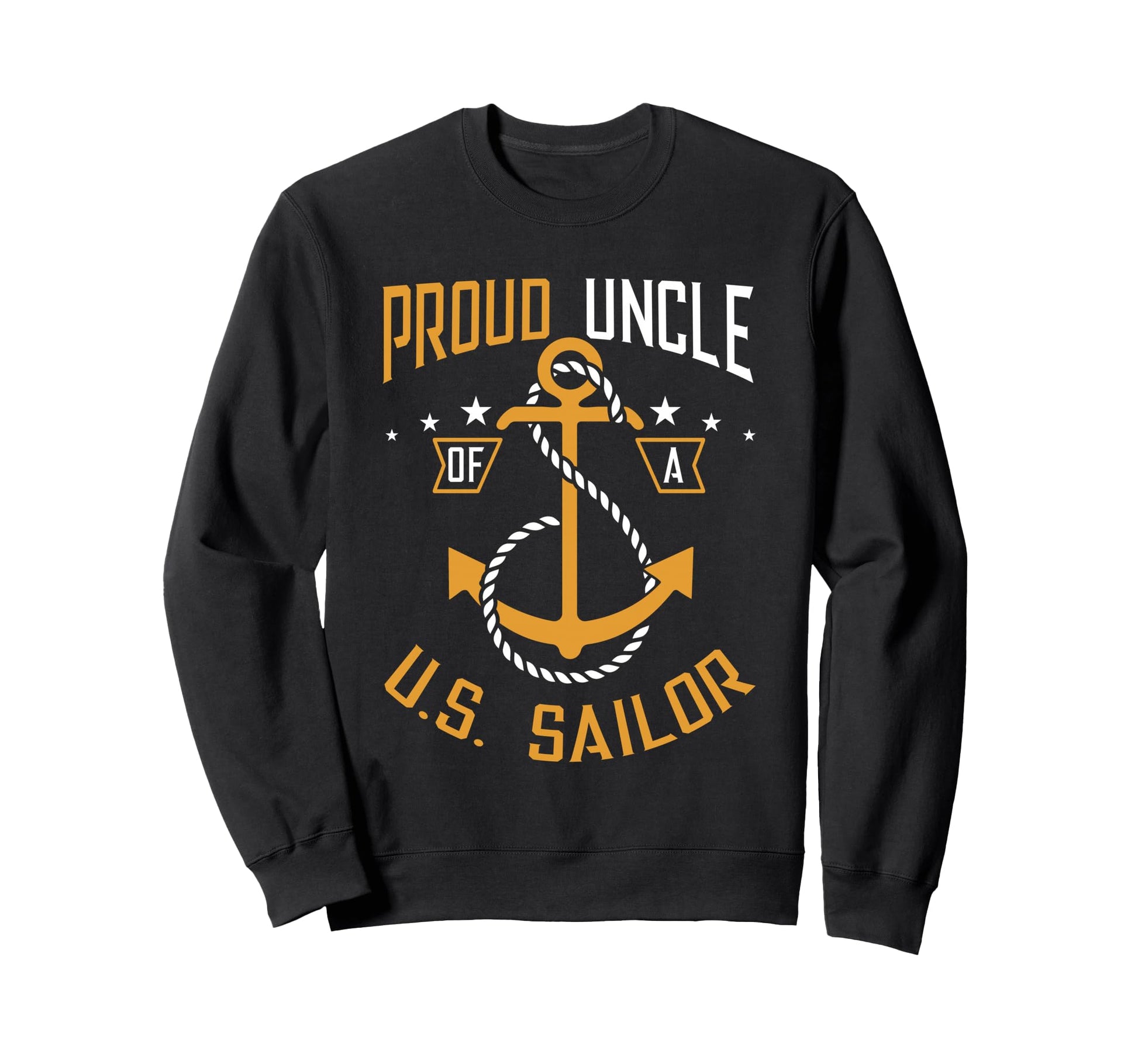 Proud Uncle Us Sailor Anchor Sweatshirt - Novelty Apparel for Adults - T-Shirt, Sweatshirt, Hoodie
