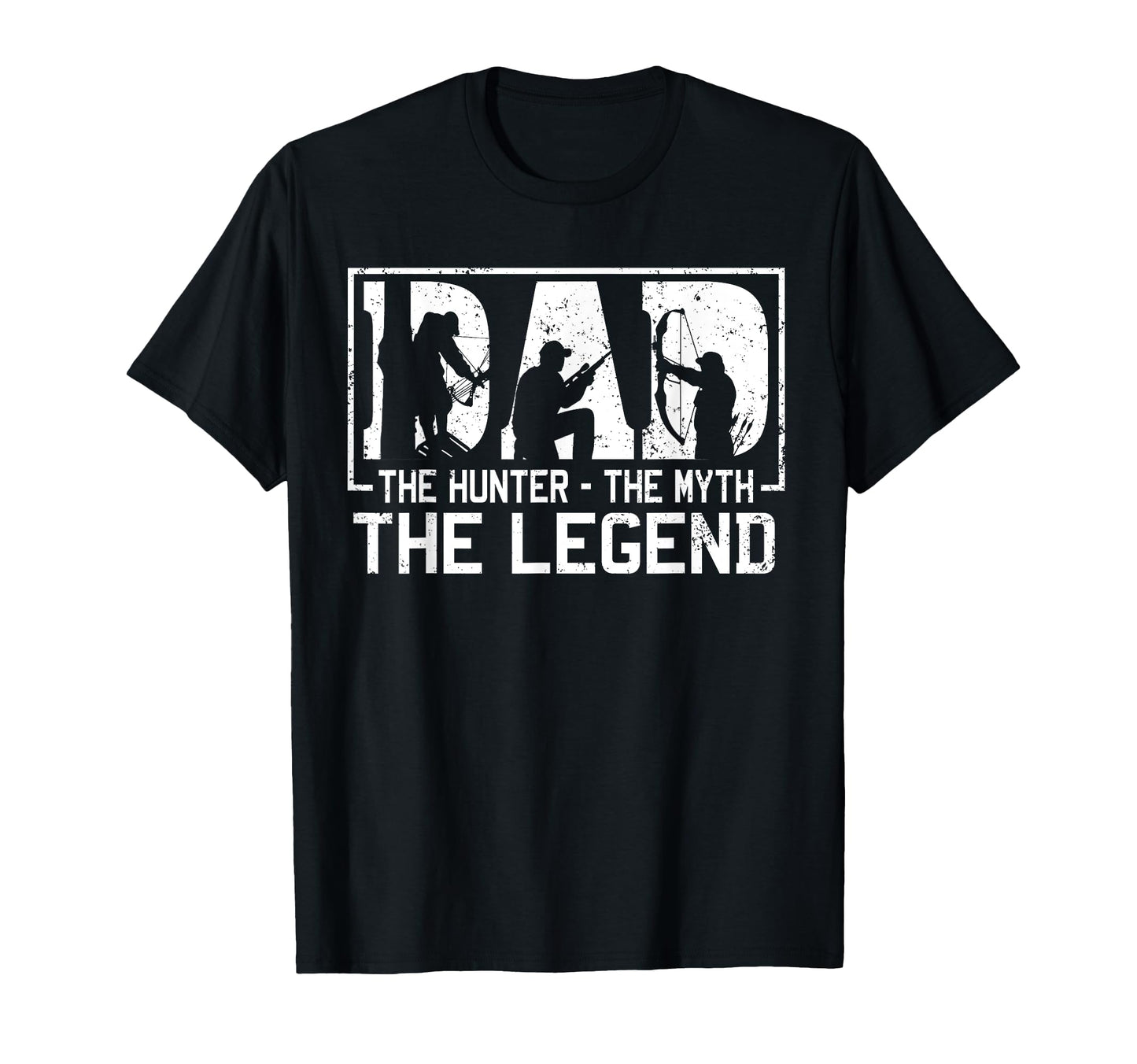 Dad Hunter Myth Legend T-Shirt - Minimalist Print Men Women - T-Shirt, Sweatshirt, Hoodie