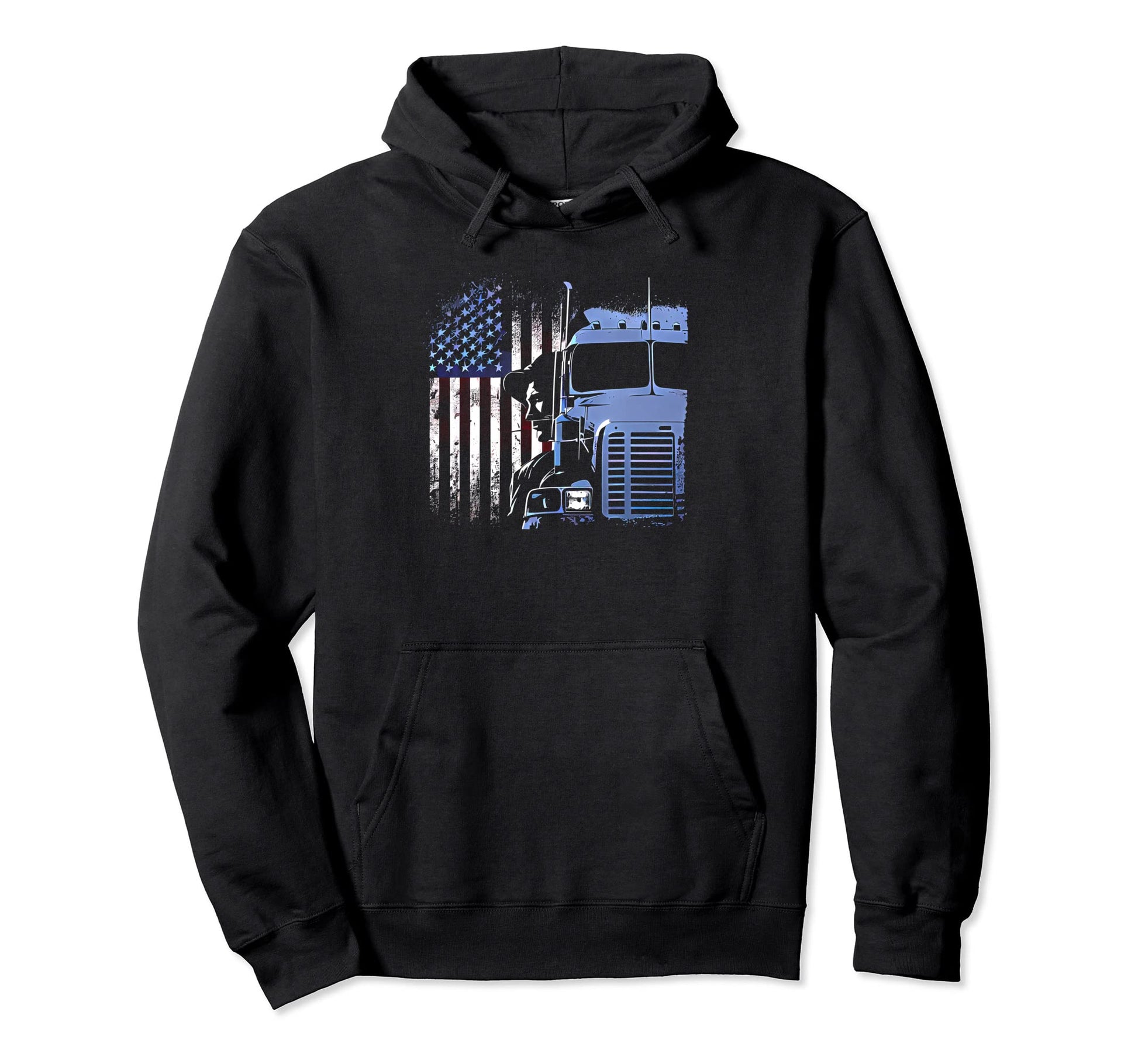 Funny Trucker American Big Rigs Diesel Hoodie - Novelty Apparel Unisex - T-Shirt, Sweatshirt, Hoodie