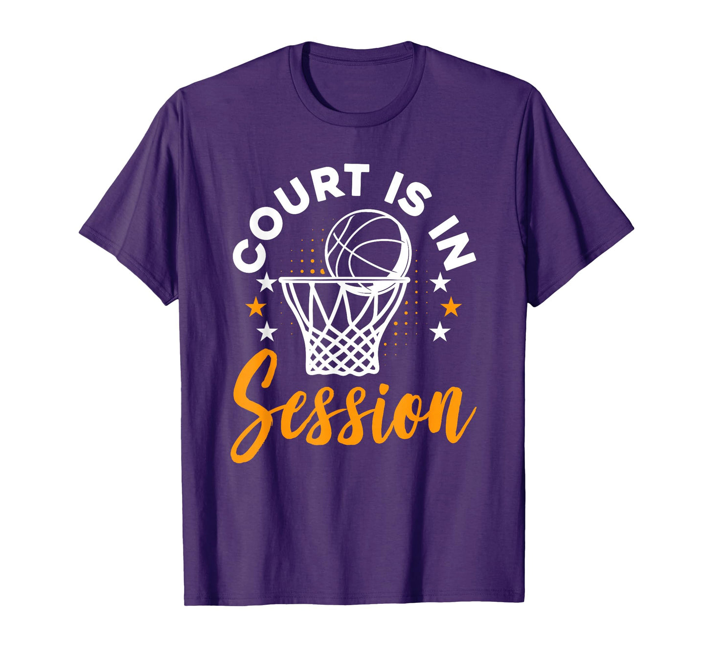 Basketball Fans Court Is Session T-Shirt - Custom Art Print for Adults - T-Shirt, Sweatshirt, Hoodie