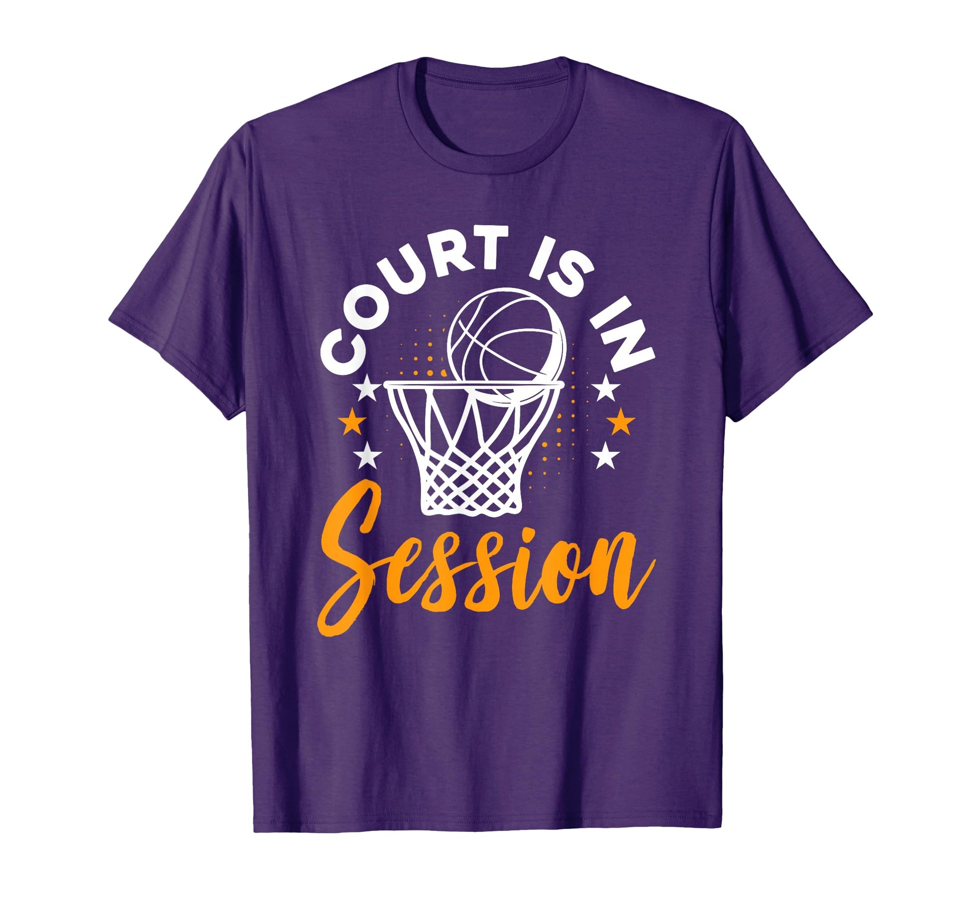 Basketball Fans Court Is Session T-Shirt - Custom Art Print for Adults - T-Shirt, Sweatshirt, Hoodie